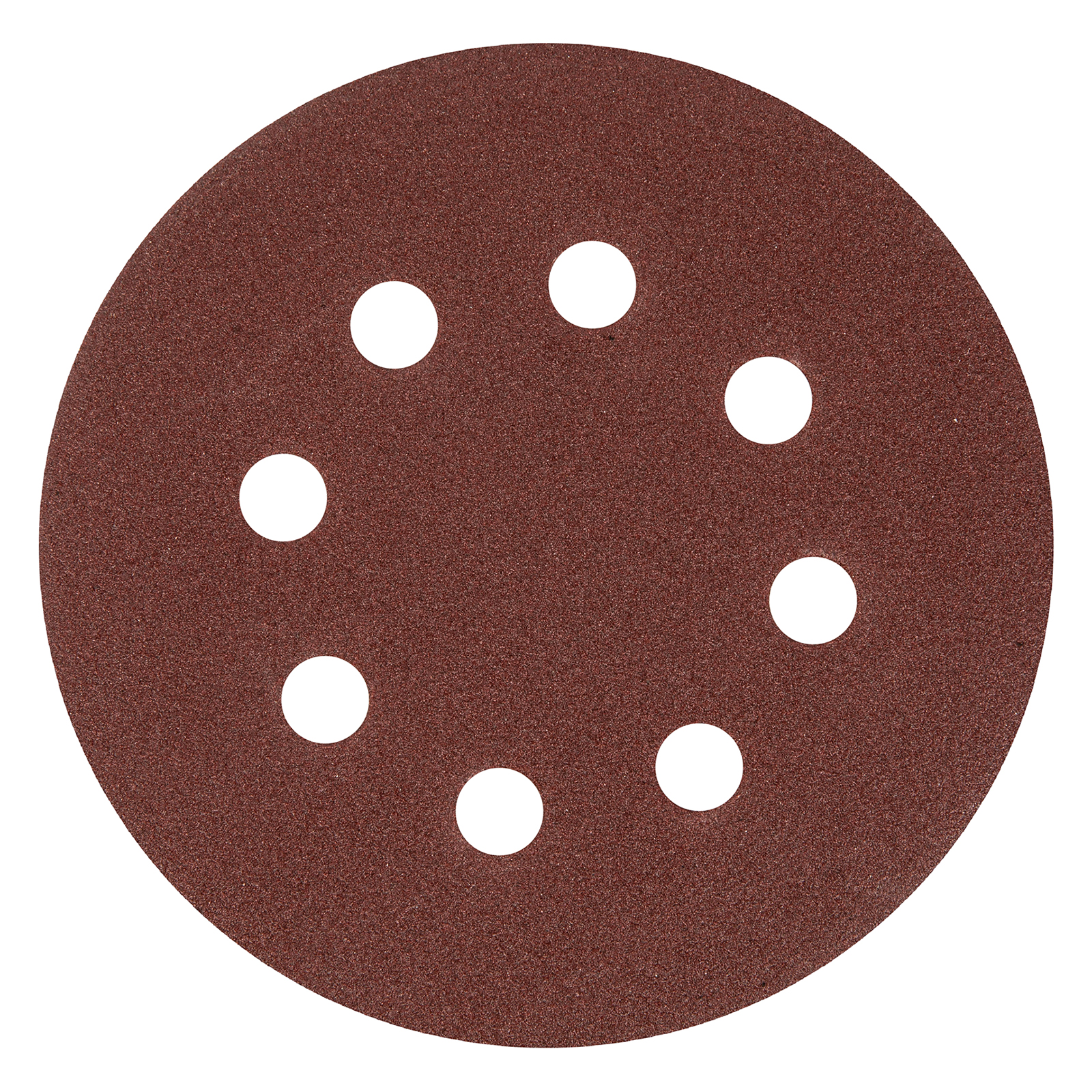 Круг абразивный на ворсовой подложке под липучку, перфорированный, P 120, 125 мм, 5 шт.