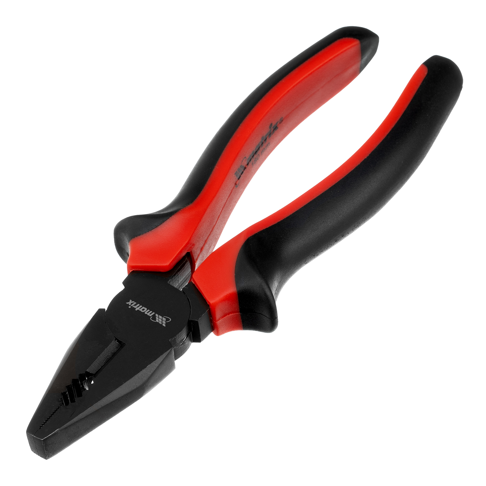 Плоскогубцы Black Nickel, 180 мм, комбинированные, двухкомпонентные рукоятки