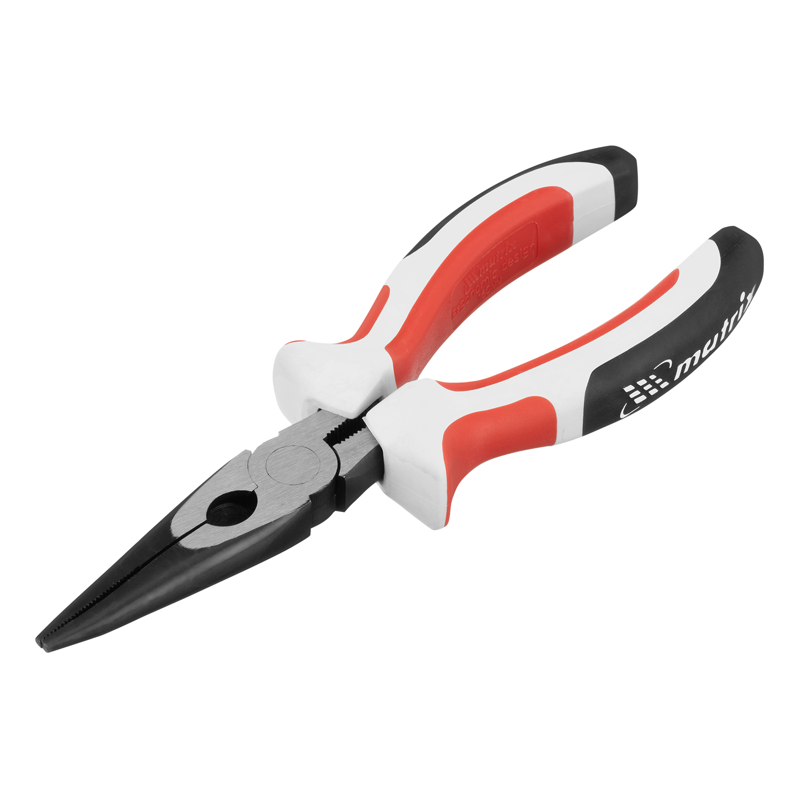 Длинногубцы Premium, 160 мм, прямые, трехкомпонентные рукоятки