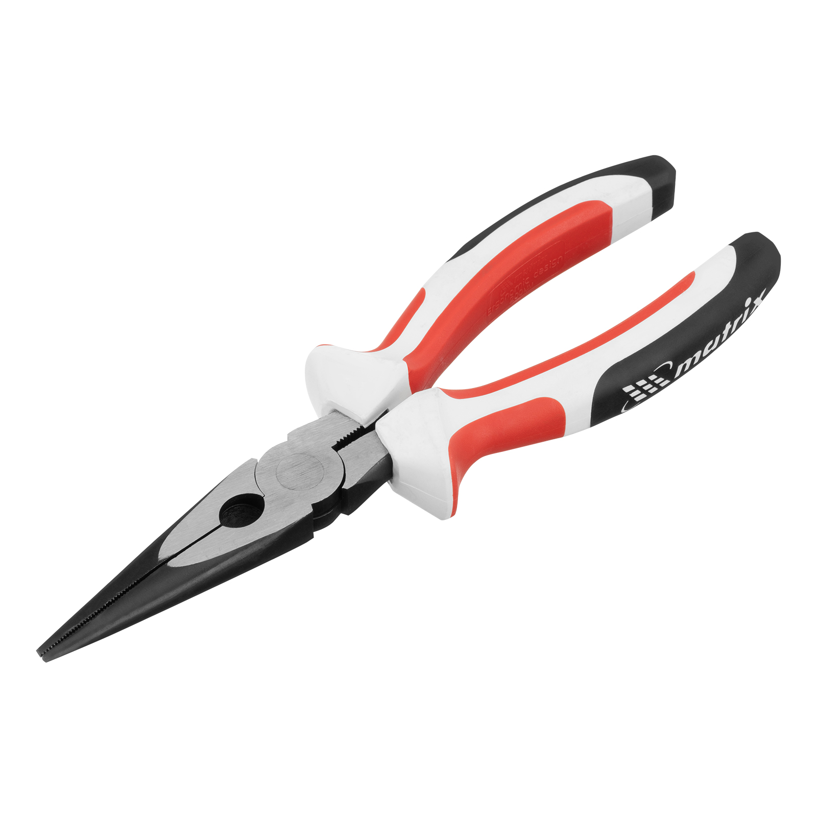 Длинногубцы Premium, 200 мм, прямые, трехкомпонентные рукоятки