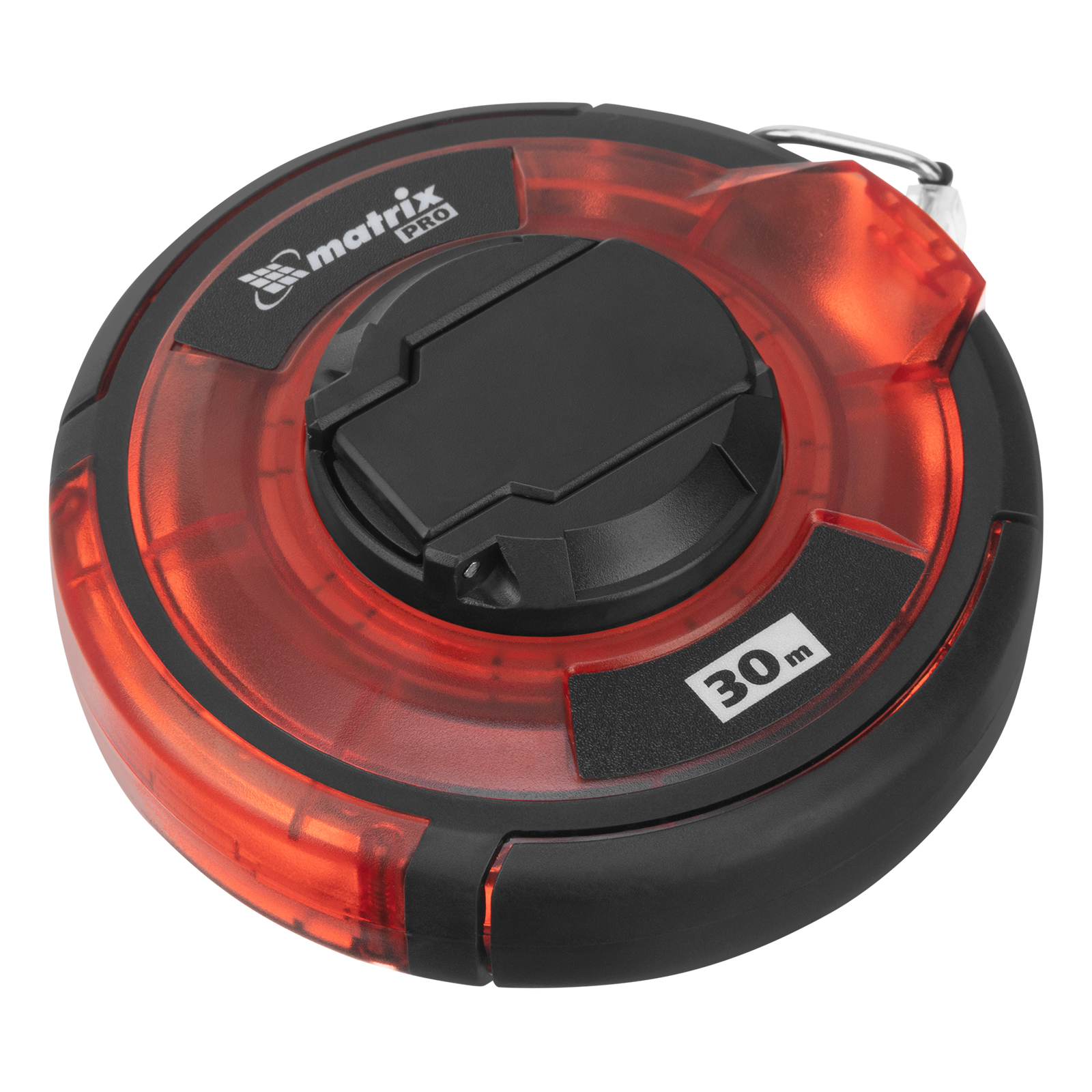 Рулетка геодезическая 30 м х 12,5 мм, закр. корп., стальная лента, односторон. шкала, PRO