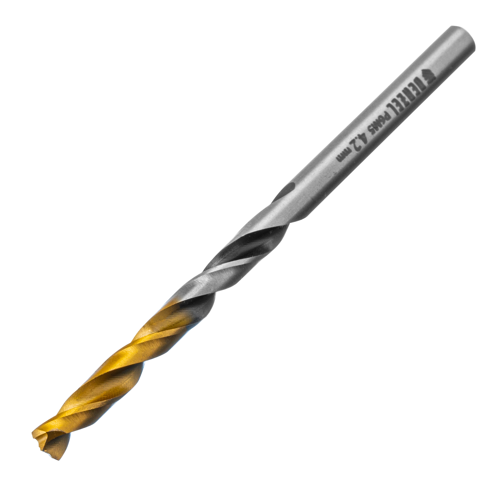 Сверло спиральное по металлу 4,2 x 75мм, Р6М5, Golden Tip, многогранная заточка