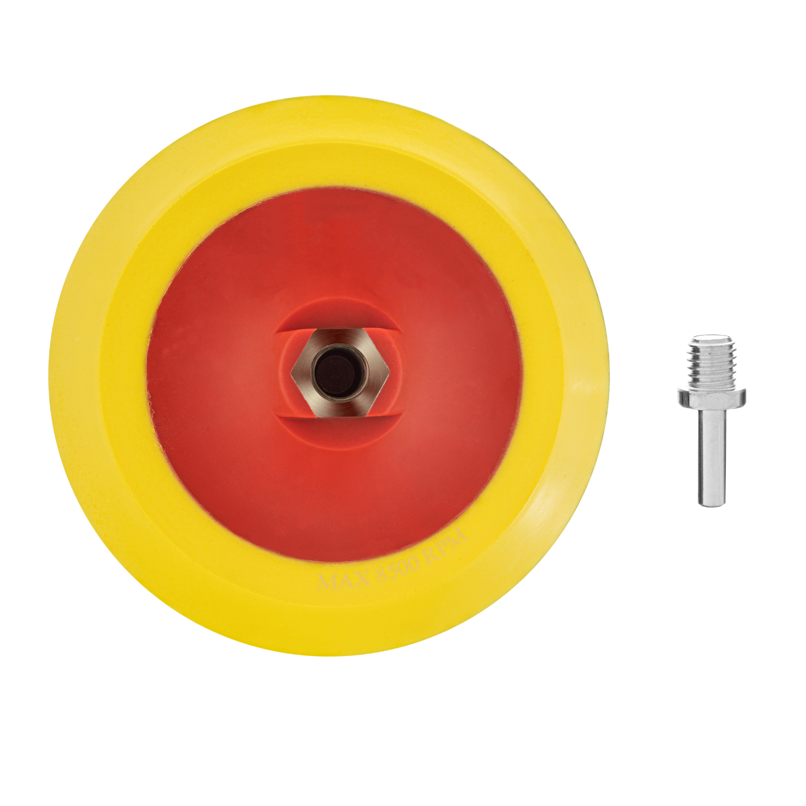 Насадка для дрели и УШМ с липучкой, 150 мм, мягкая