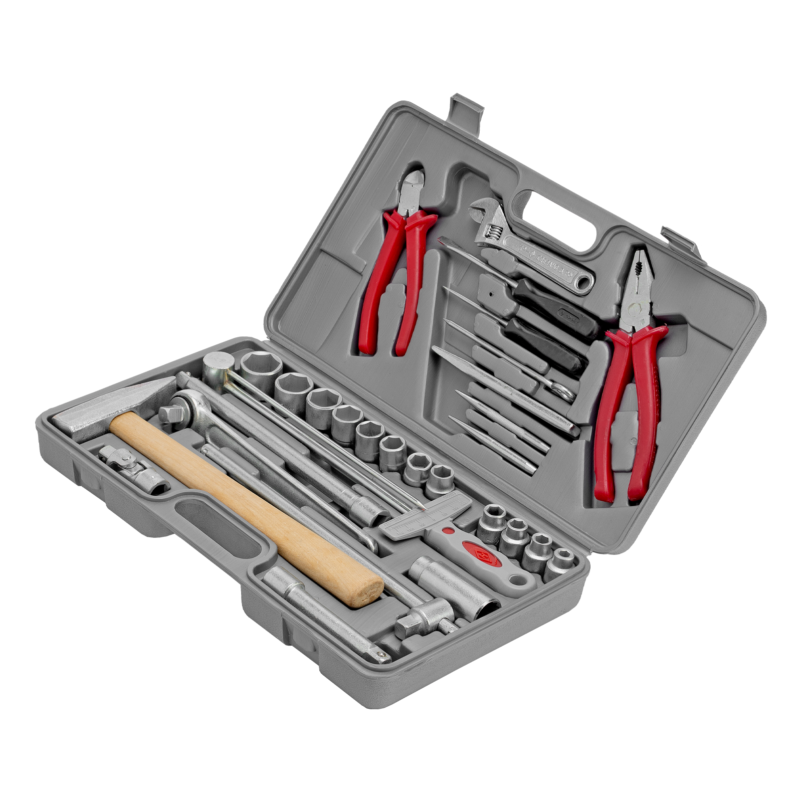 Набор слесарно-шоферского инструмента 'Универсал-2', в пласт. боксе (НИЗ)