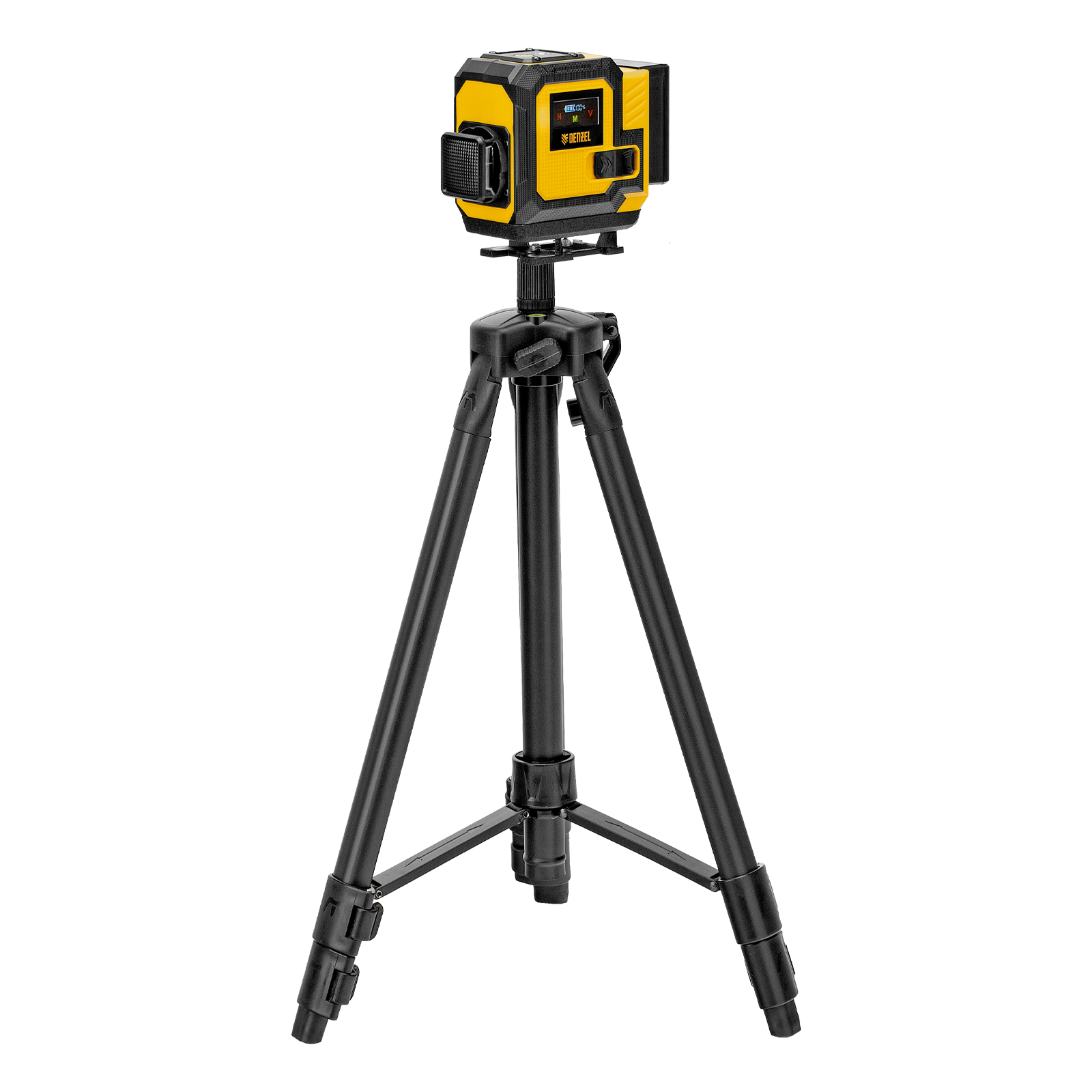 Лазерный уровень мультипризменный DLV-360-3T, 30 м, зеленый луч, Li-Ion 2,4 Aч, штатив