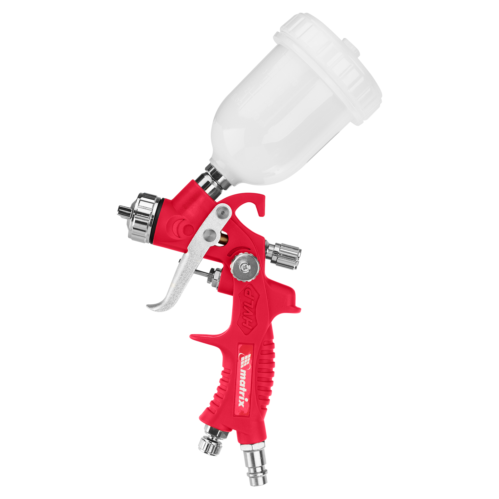 Краскораспылитель HVLP пневмат. с верхним бачком V= 0,1 л, сопло диаметром 0.8 мм