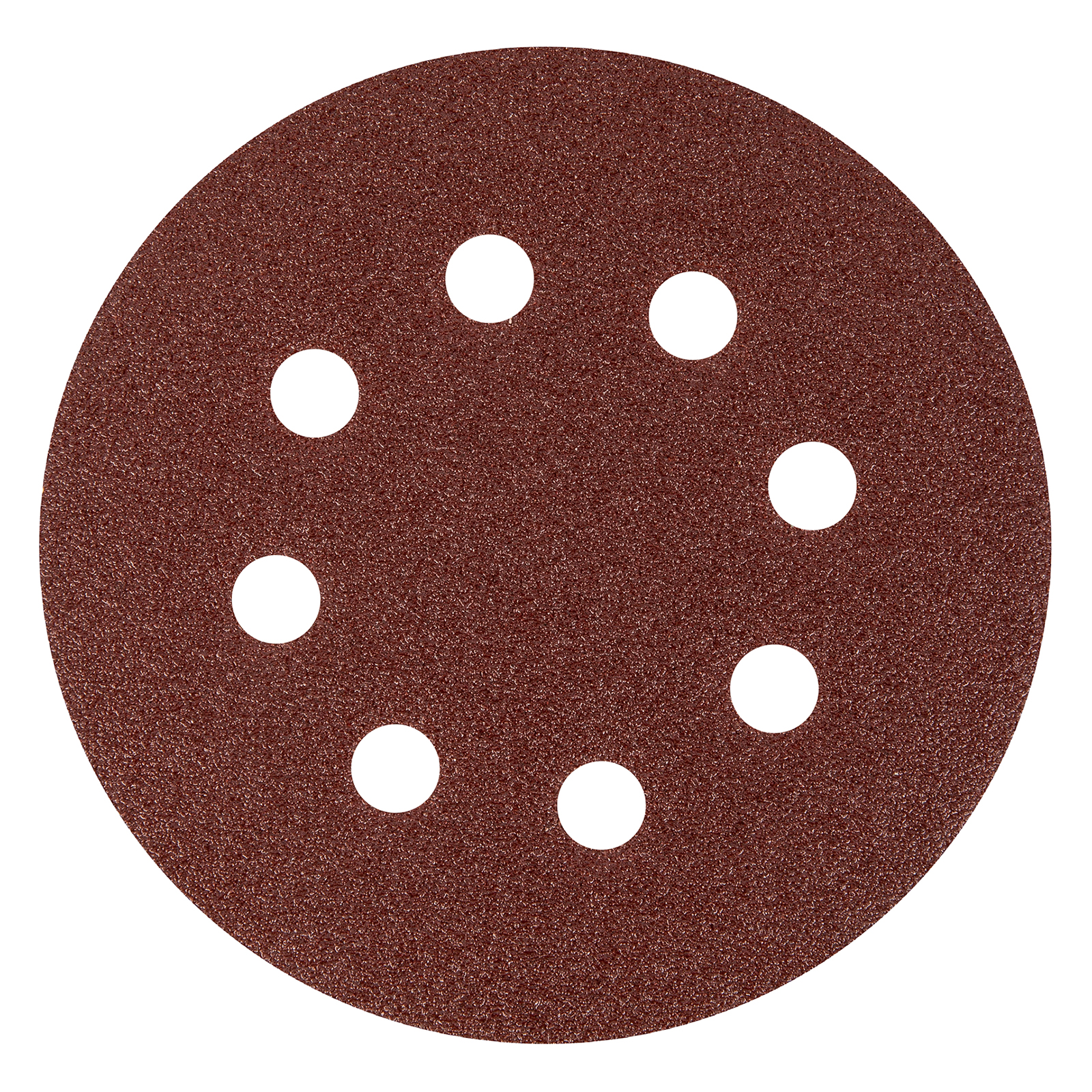 Круг абразивный на ворсовой подложке под липучку, перфорированный, P 60, 125 мм, 5 шт.