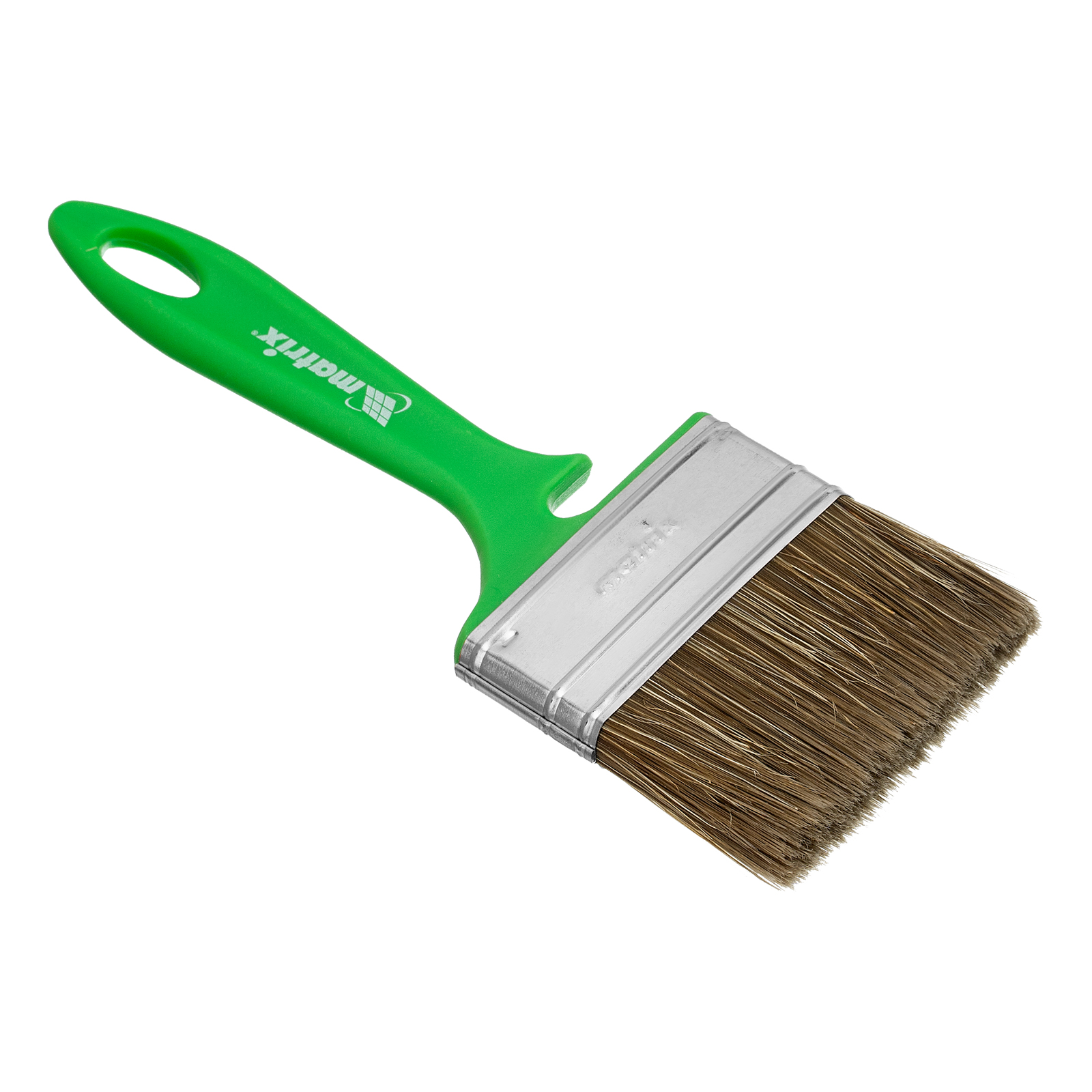 Кисть флейцевая для работ по дереву, 70х12 мм, смешанная щетина, пластиковая рукоятка