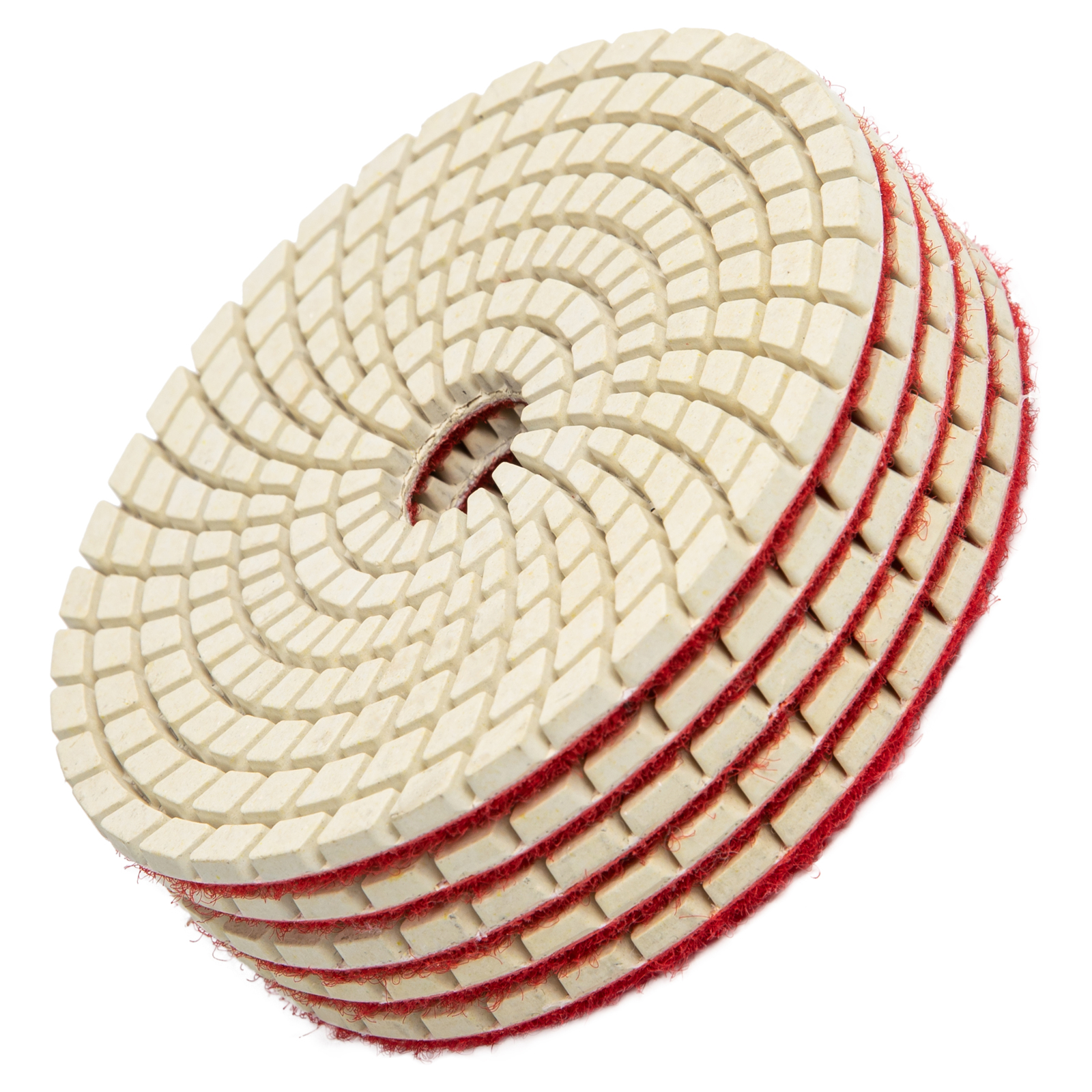 Алмазный гибкий шлифовальный круг, 100 мм, P 400, мокрое шлифование, 5шт.