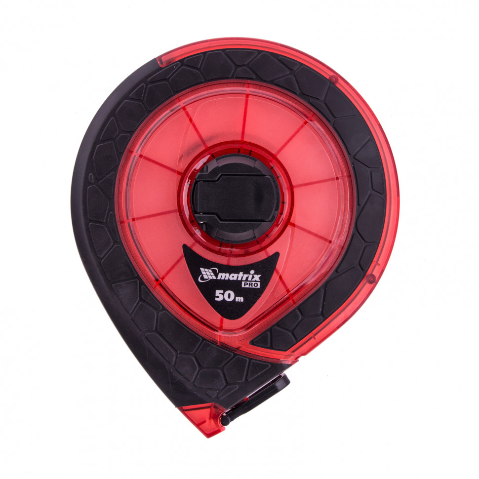 Рулетка геодезическая 50 м х 15 мм, закр. корп., фибергласс. лента, двухст. шкала, PRO