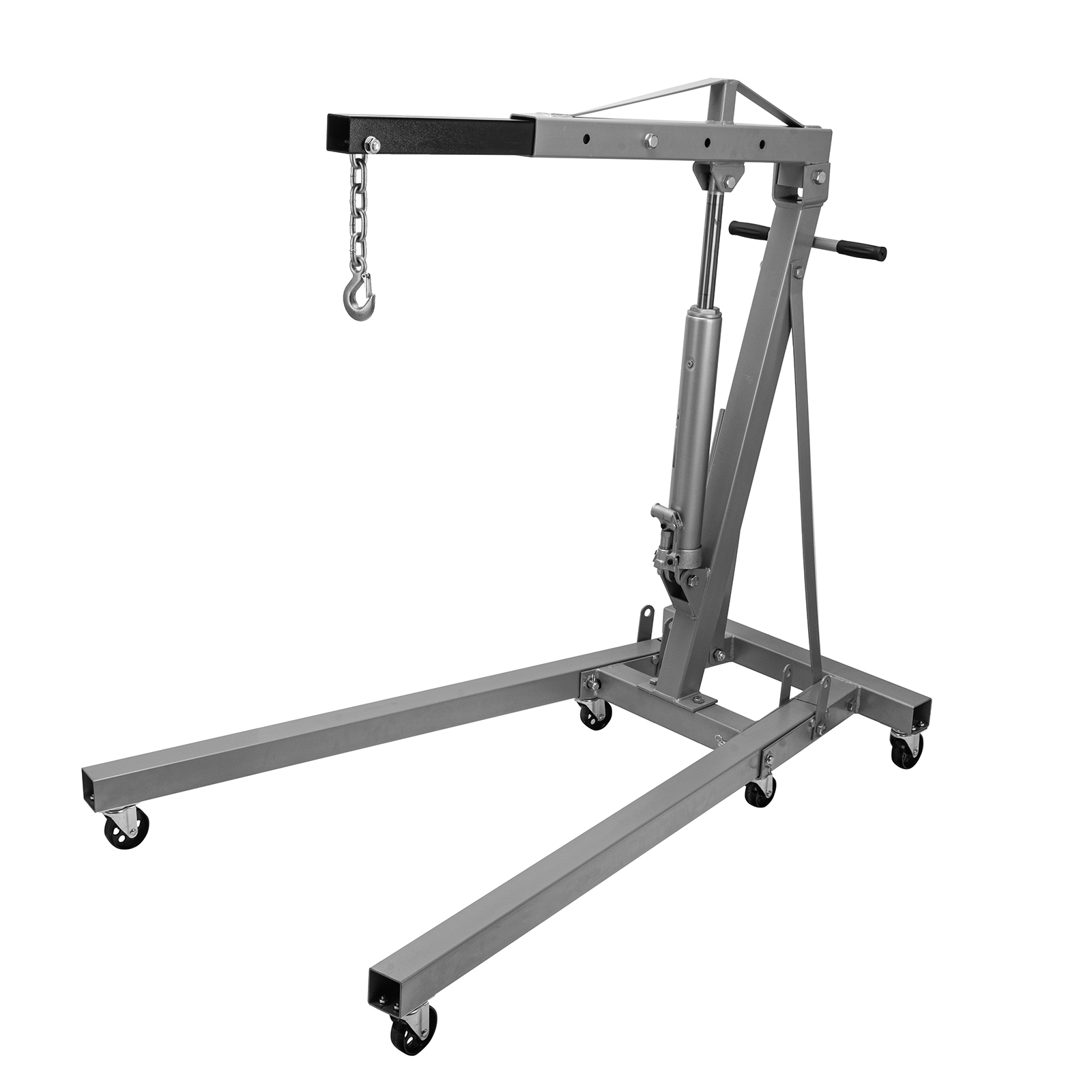 Кран гидравлический, 2 т, h подъема 25–2200 мм, складной (комплект из 2 частей)