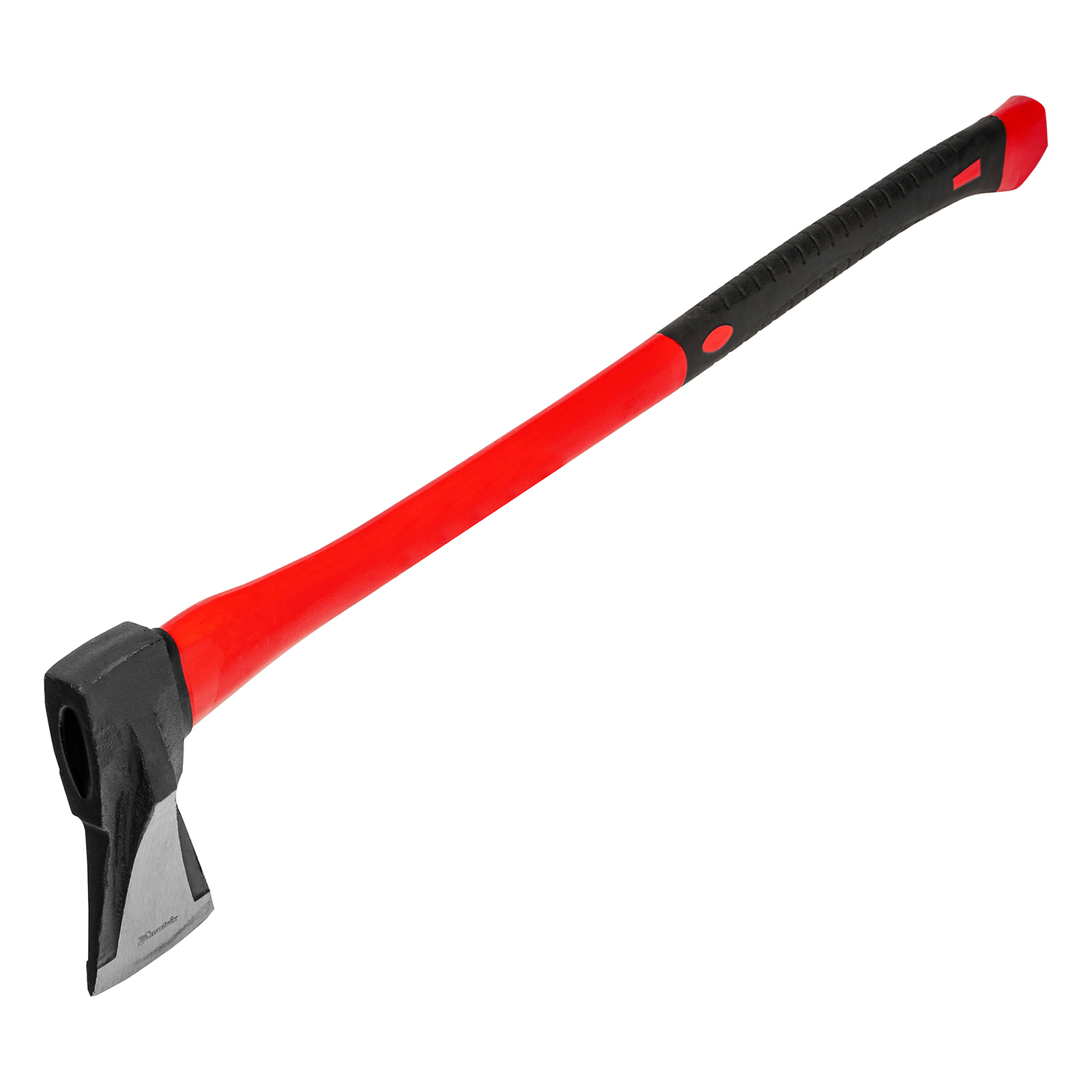 Топор-колун с клиновидным полотном 2500 г, фибергласовое обрезиненное топорище 880 мм