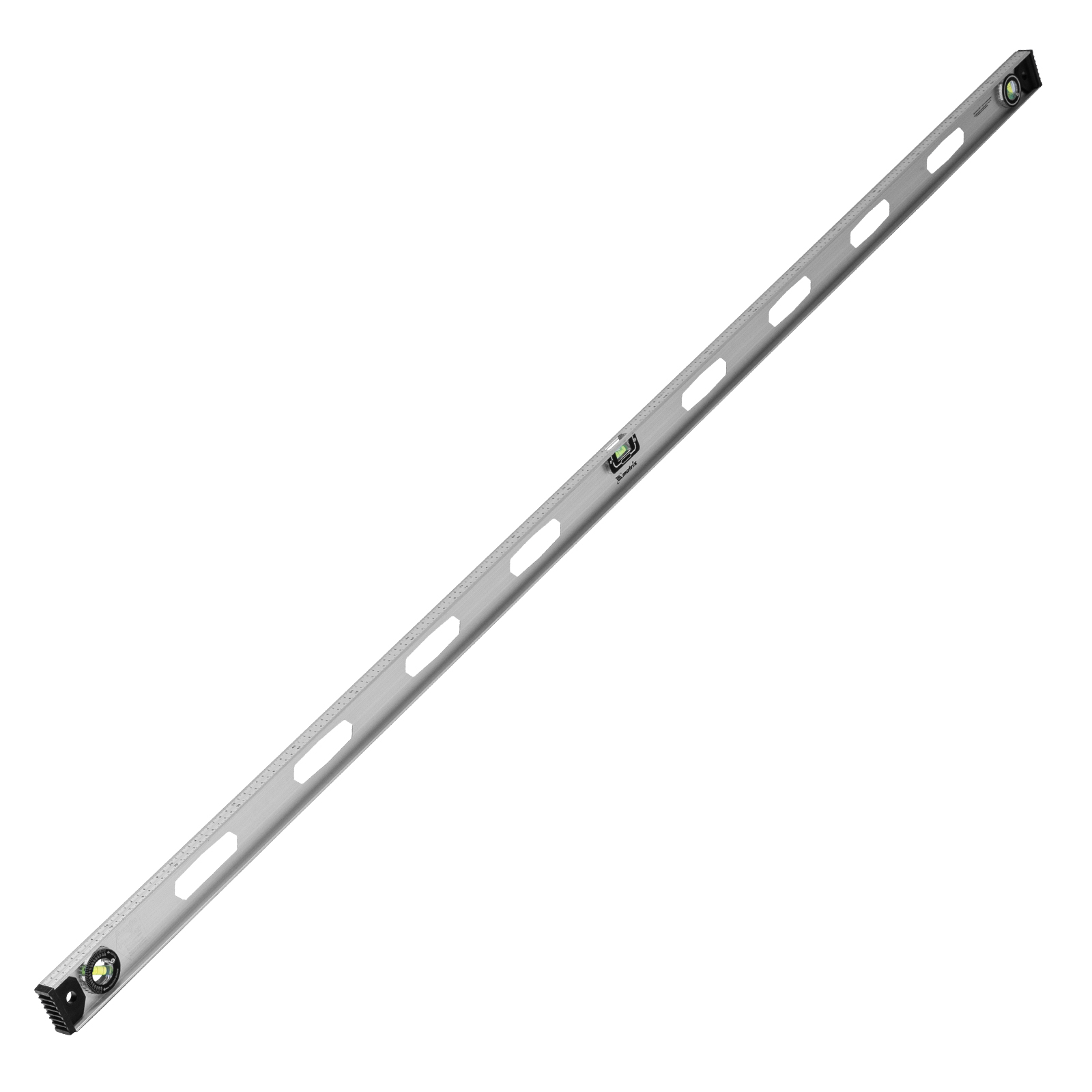 Уровень алюминиевый 'Рельс', 2000 мм, 3 глазка (1 поворотный)