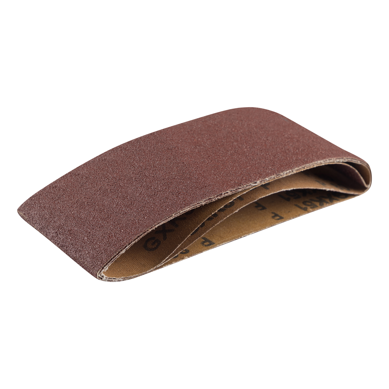 Лента абразивная бесконечная, P 80, 75 х 457 мм, 3 шт.