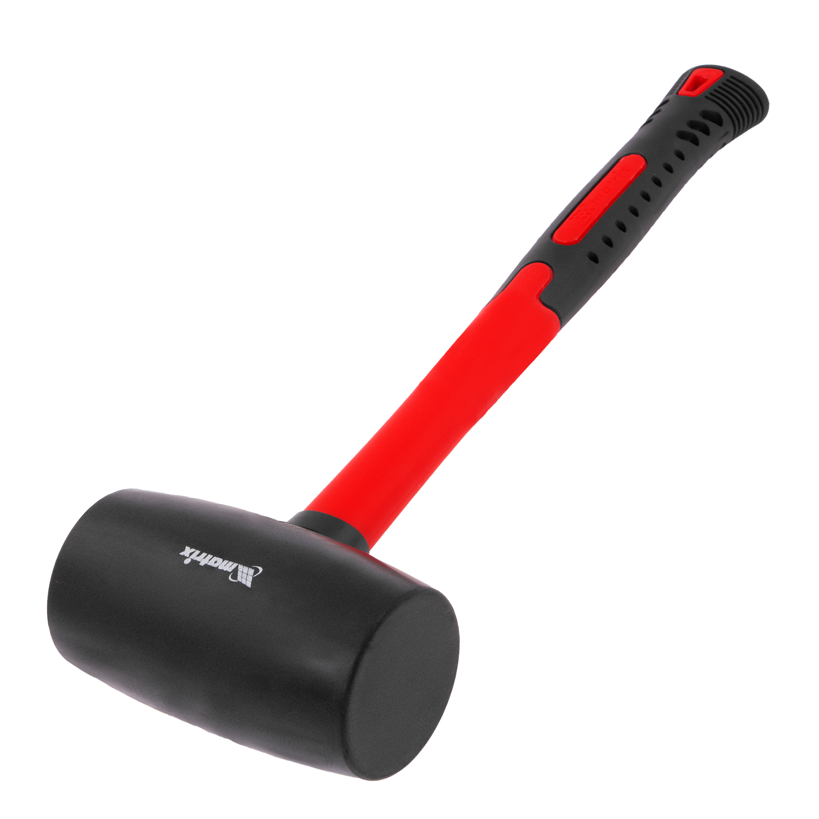 Киянка резиновая, 910 г, черная резина, фибергласовая рукоятка