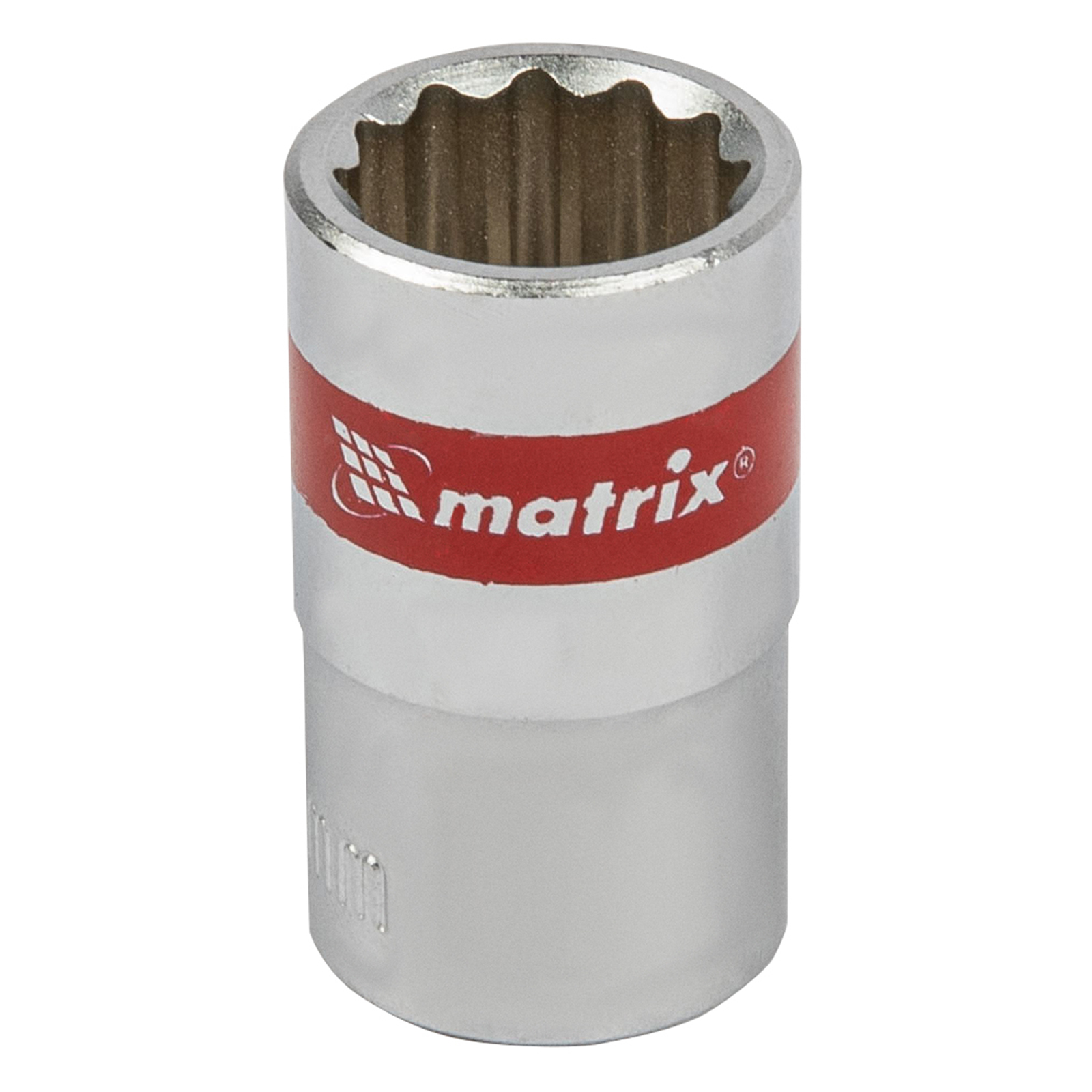 Головка торцевая, 15 мм, 12-гранная, CrV,под квадрат 1/2', хромированная