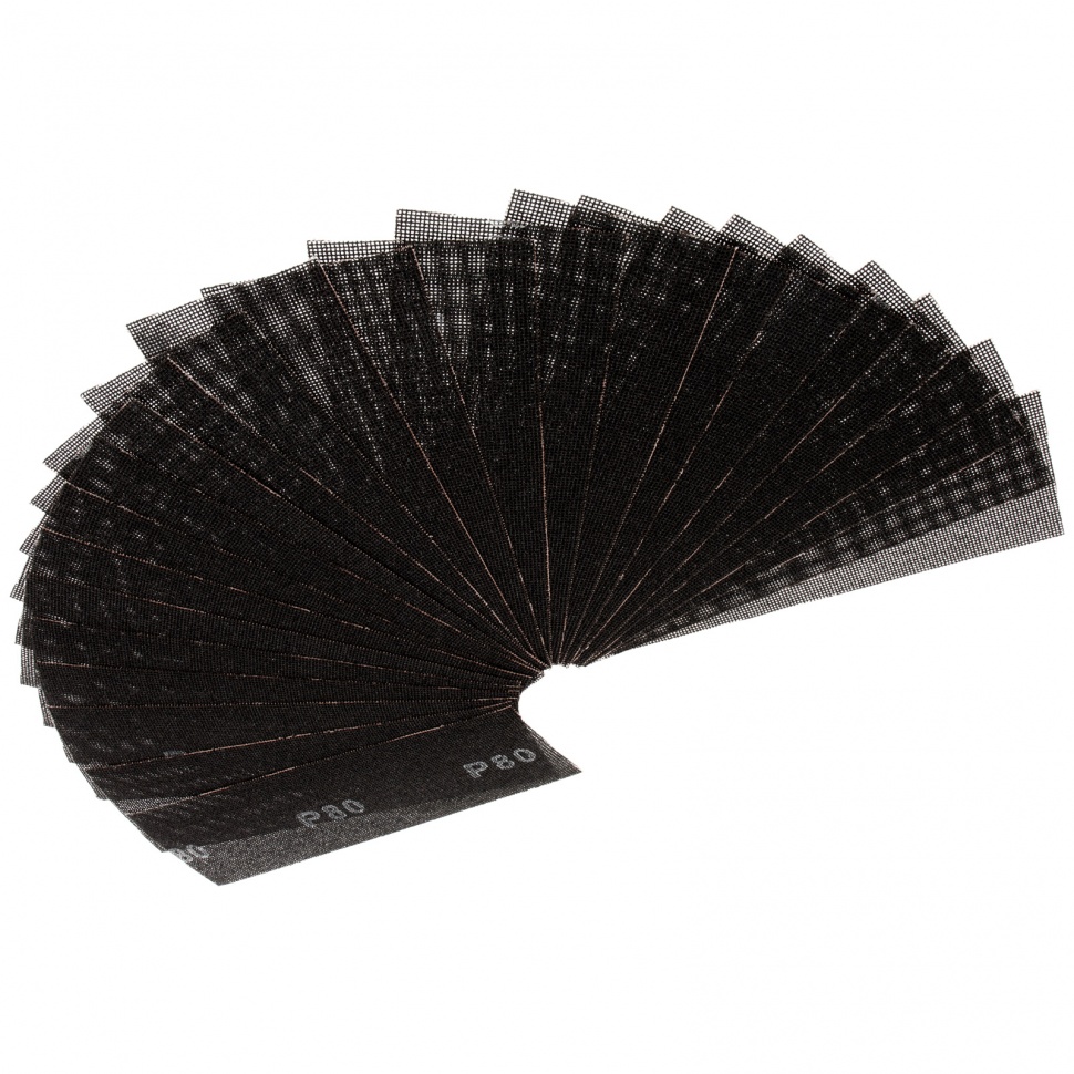 Сетка абразивная, P 80, 106 х 280 мм, 25 шт.