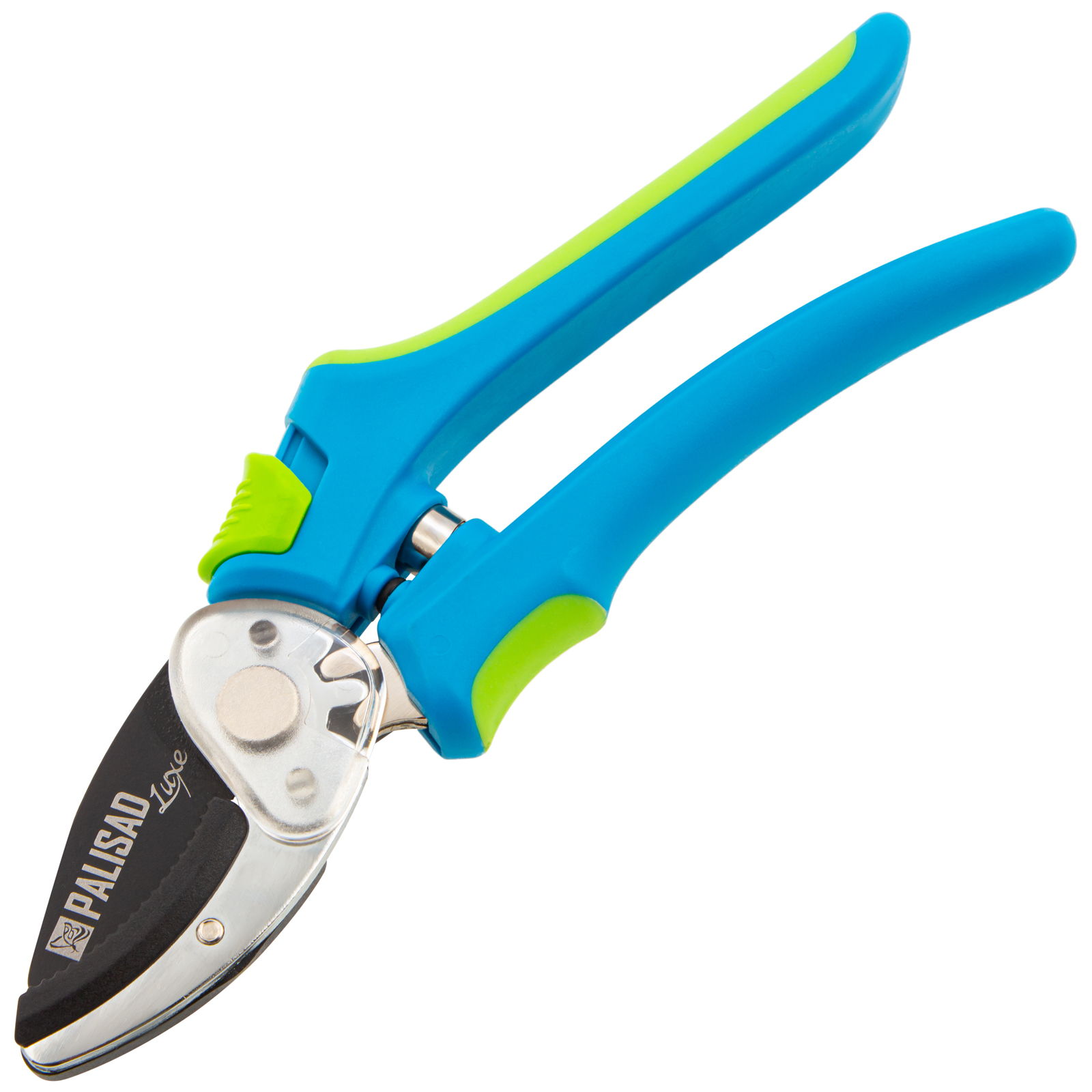 Секатор с наковальней, 205 мм, двухкомпонентные рукоятки, LUXE