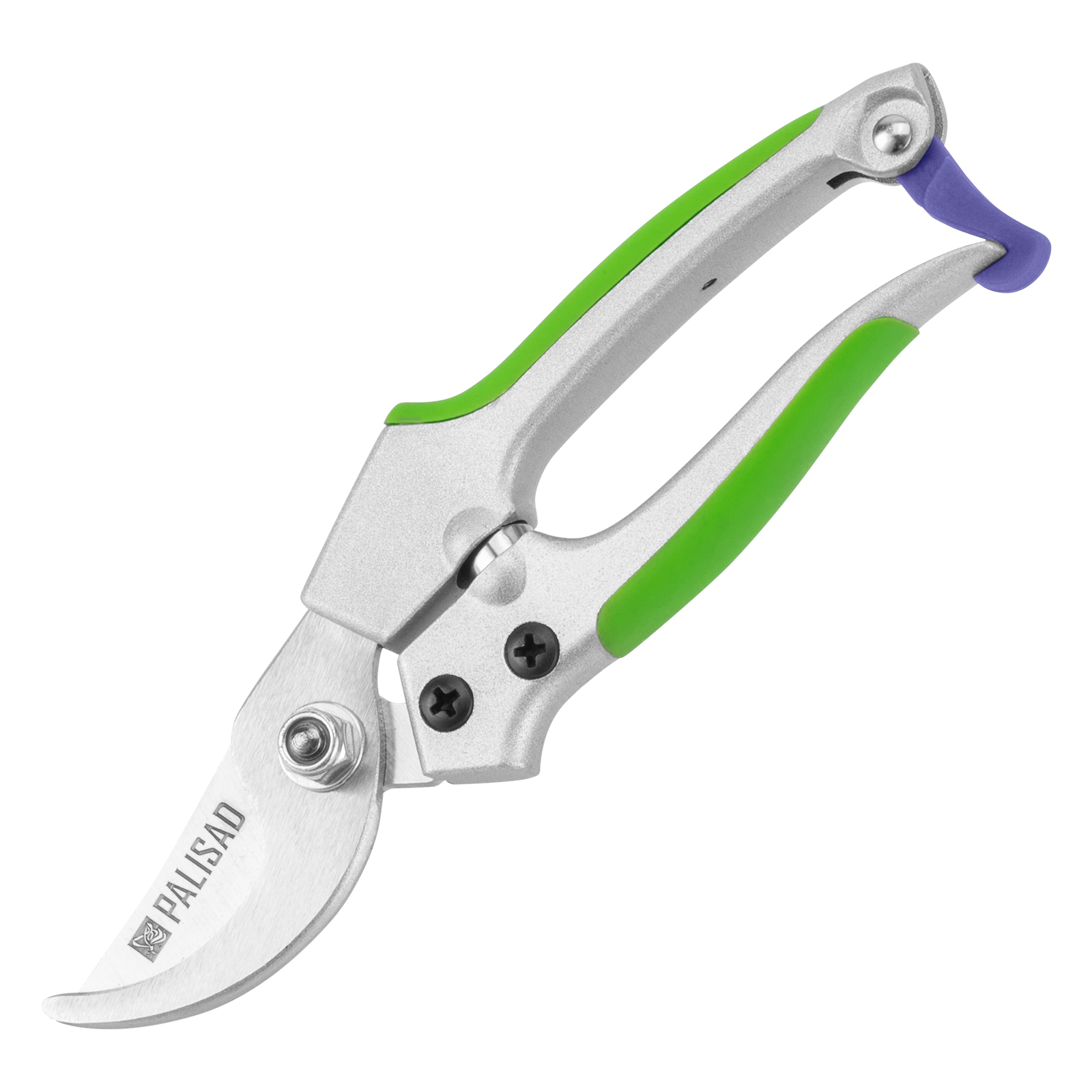 Секатор прямого реза, 180 мм, металлические обрезиненные рукоятки