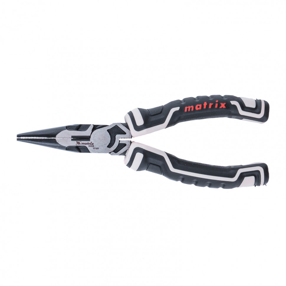 Длинногубцы прямые 165 мм, усиленная система, PRO