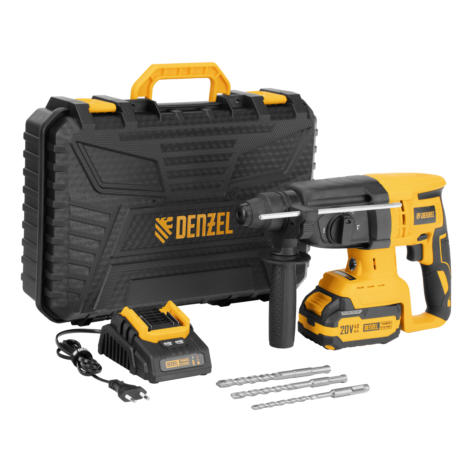 Перфоратор аккумуляторный бесщет. RHH-BL-20-28, 3 Дж, Li-Ion, 20 В