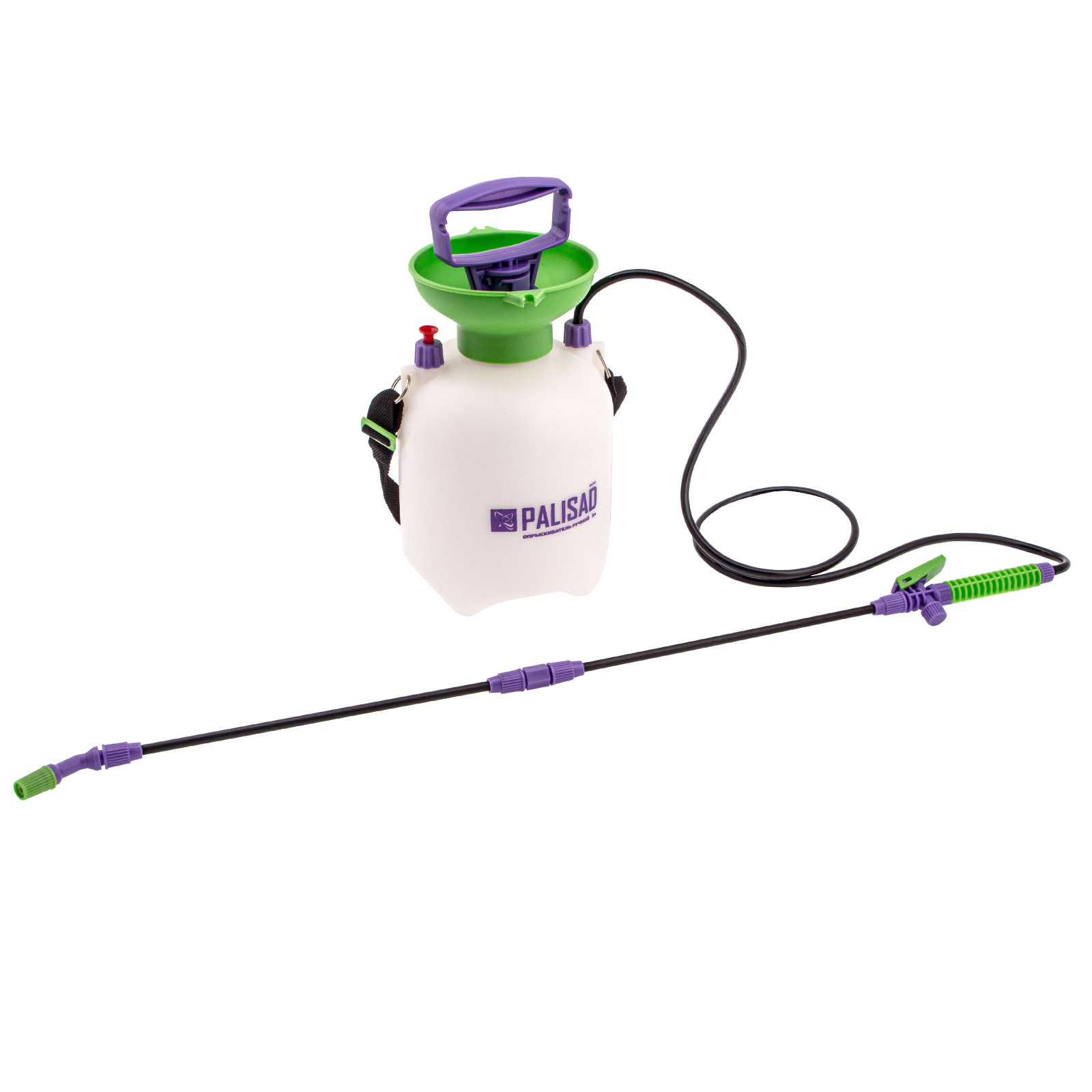 Опрыскиватель 3 л, ручной, с горловиной, насосом, шлангом, разбрызгивателем