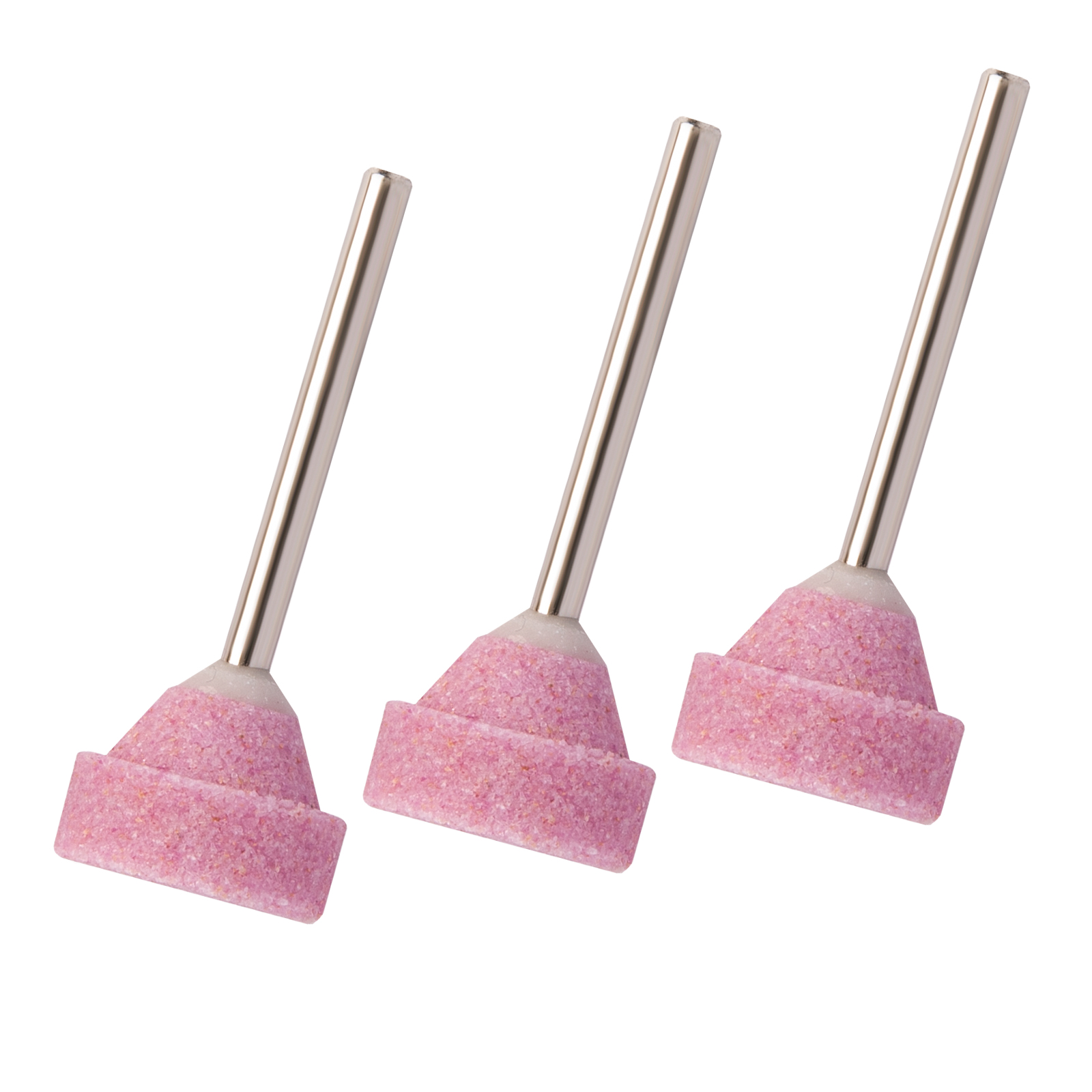 Шарошка абразивная, диск, 16 x 6 мм, хвостовик 3 мм, F80, 3шт.