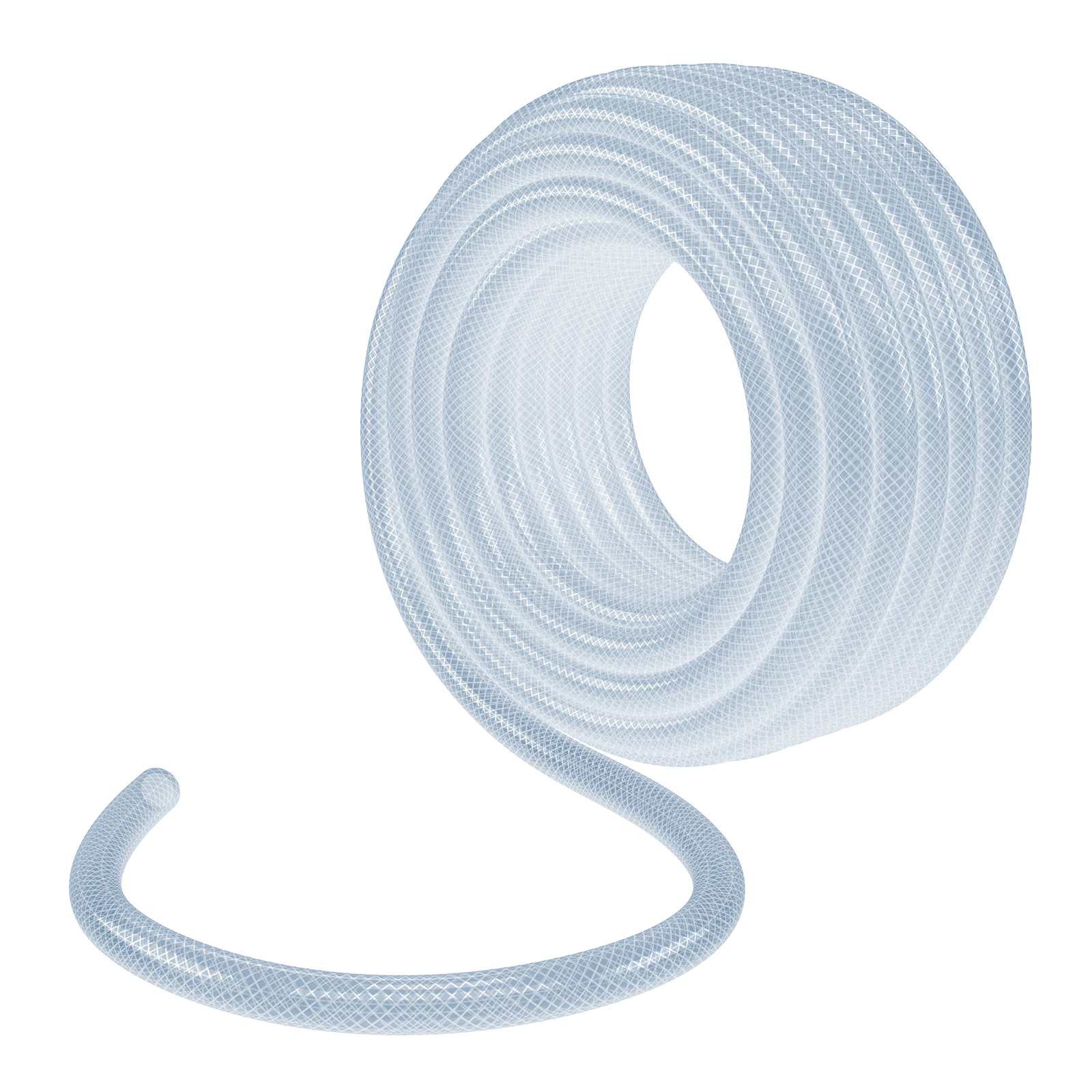 Шланг поливочный прозрачный армированный 3-х слойный, 1/2, 15 м