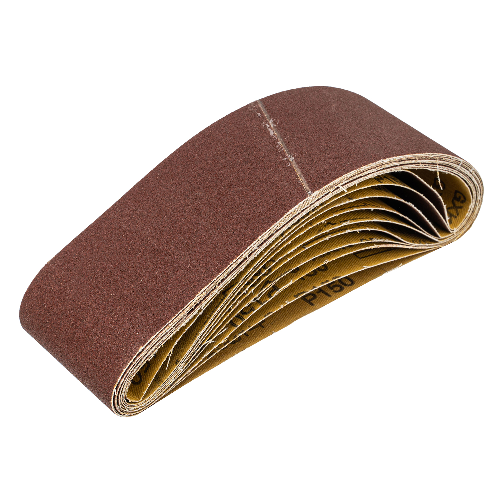 Лента абразивная бесконечная, P 150, 75 х 533 мм, 10 шт.
