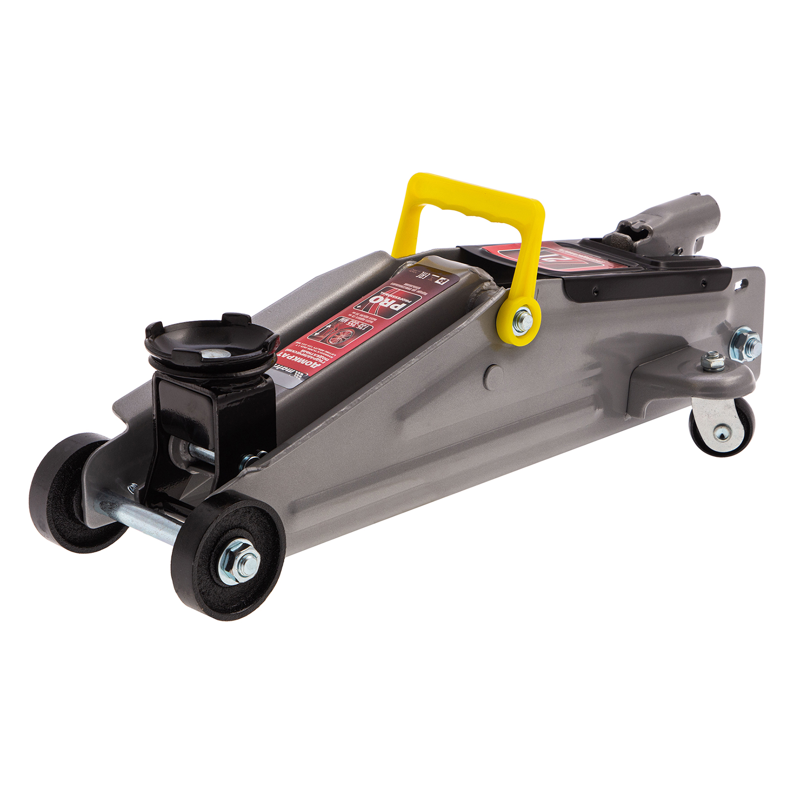 Домкрат гидравлический подкатной, 2 т, h подъема 135-355 мм