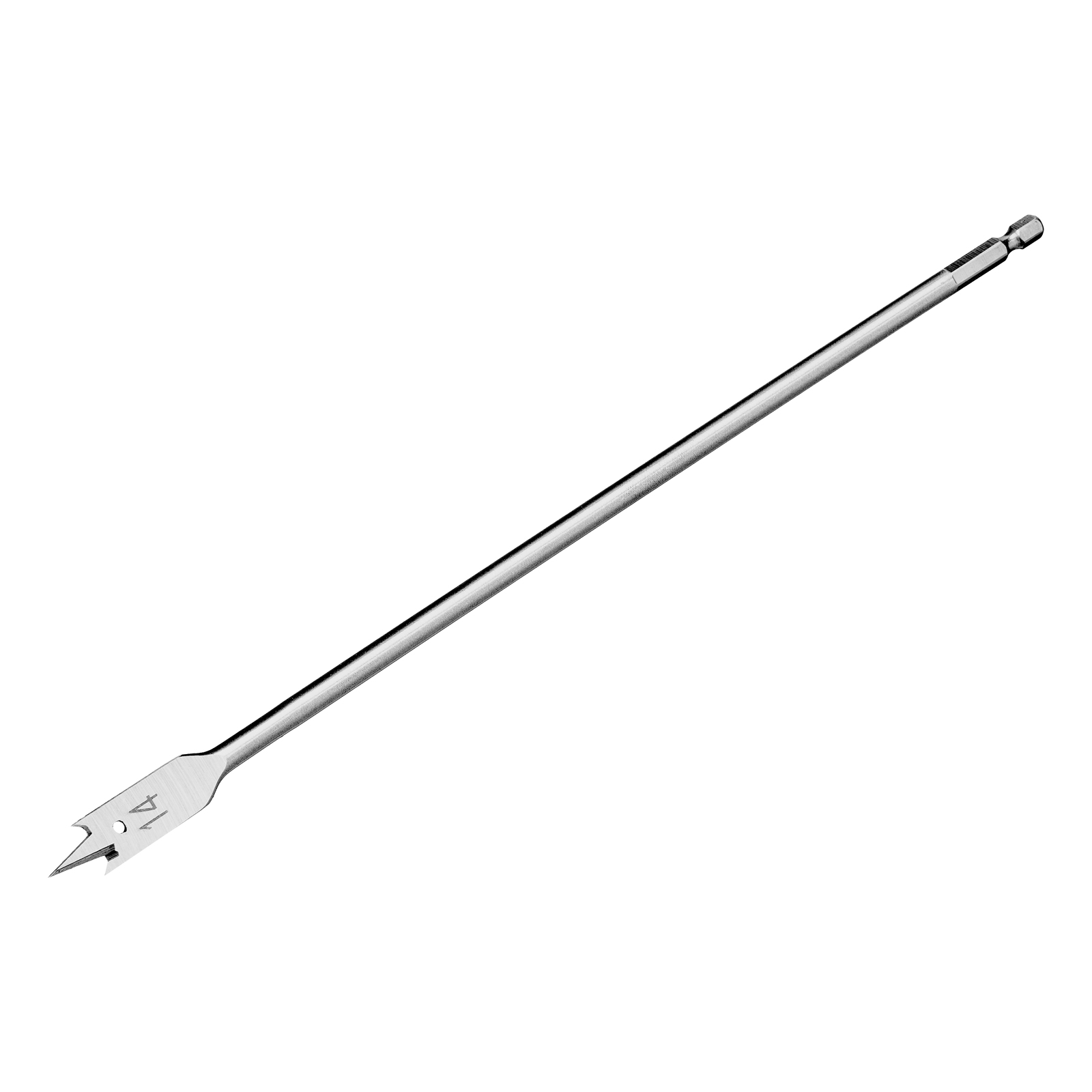 Сверло по дереву перовое удлиненное, 14 х 300 мм, 6-гранный хвостовик