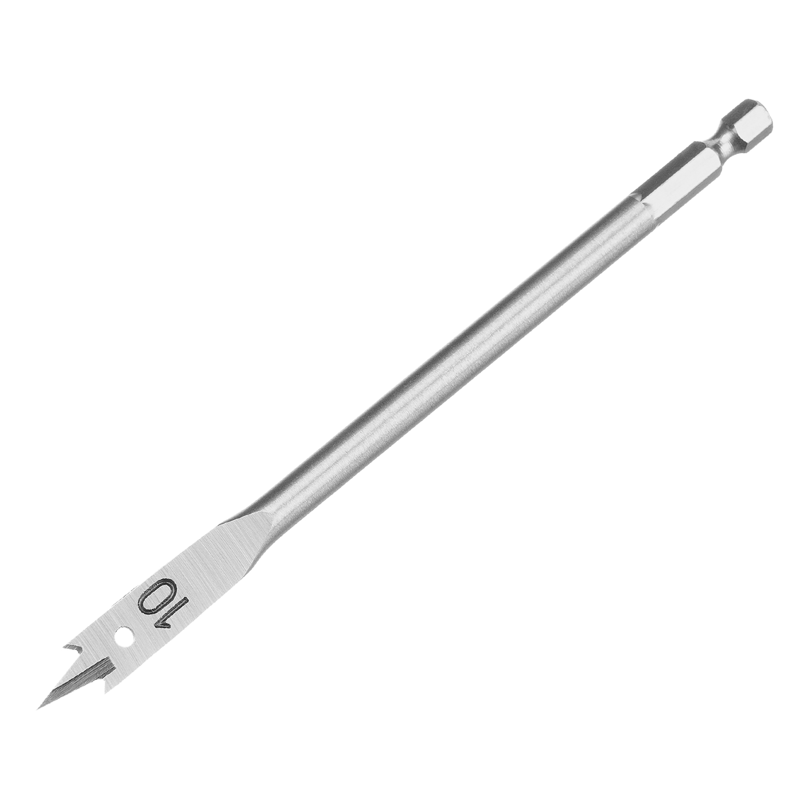 Сверло по дереву перовое, 10 мм 6-гранный хвостовик