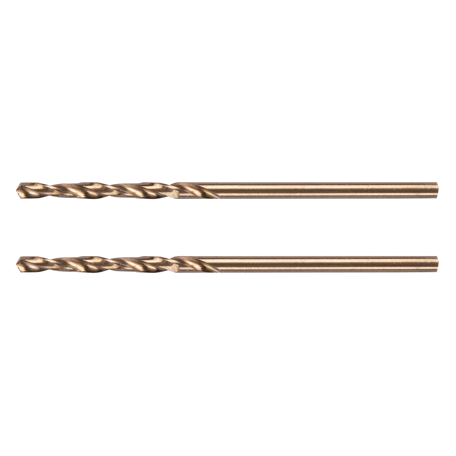 Сверло по металлу, 2 мм, HSS Co-8%, 2 шт.