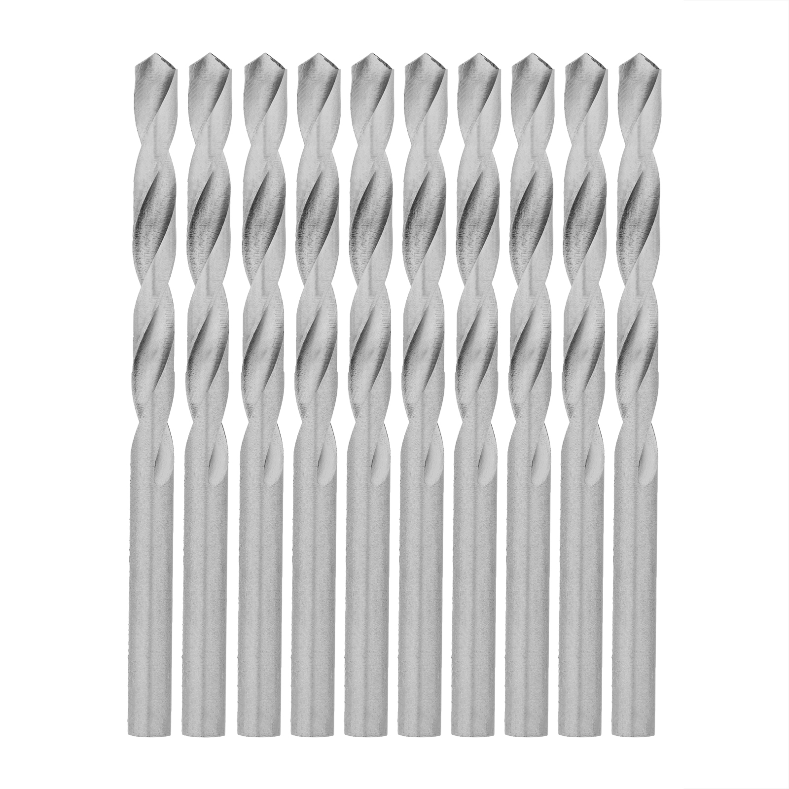 Сверло по металлу, 6,5 мм, полированное, HSS, 10 шт. цилиндрический хвостовик