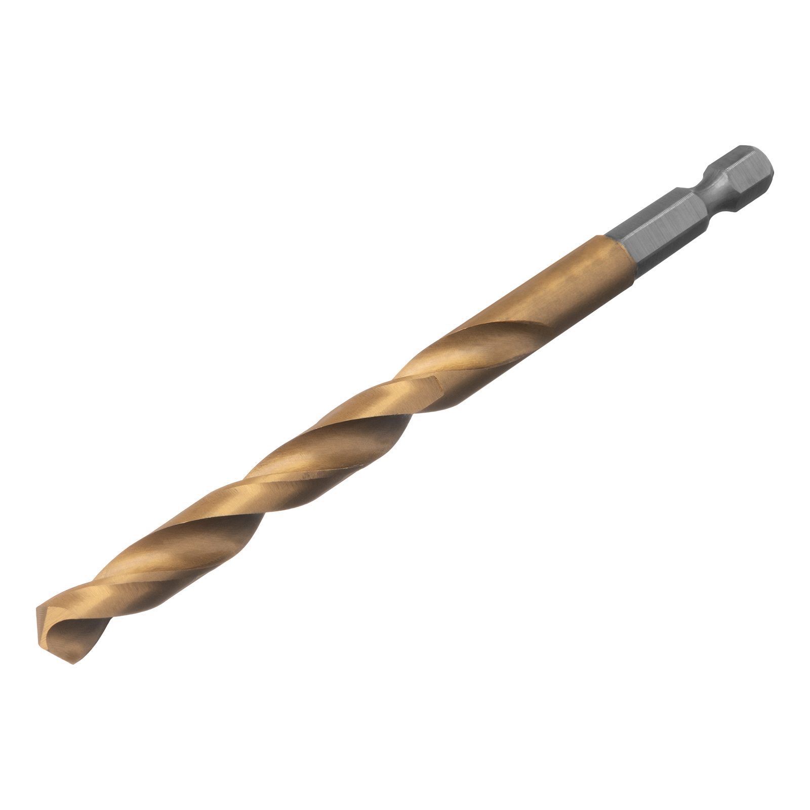 Сверло по металлу, 8 мм, HSS, нитридтитановое покрытие, 6-гранный хвостовик