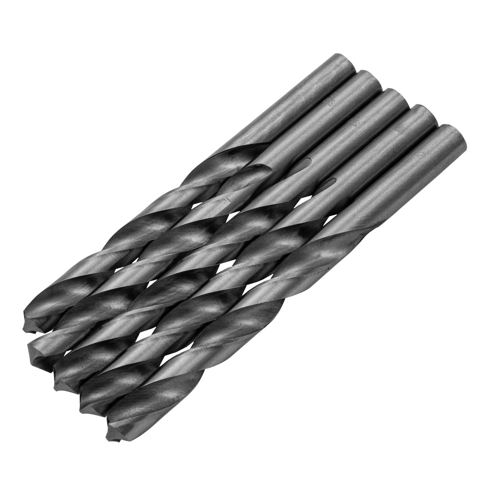Сверло по металлу, 12 мм, полированное, HSS, 5 шт. цилиндрический хвостовик