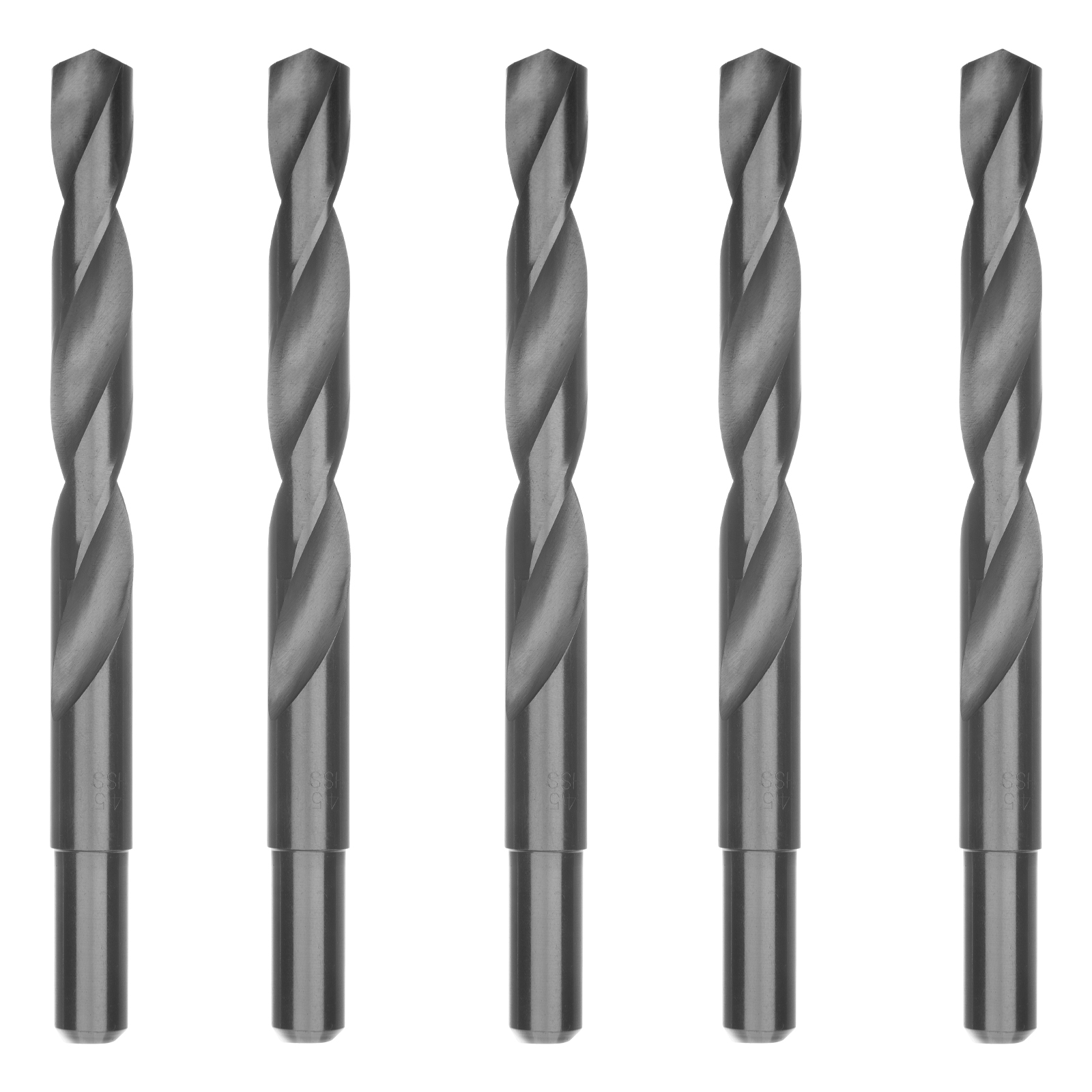Сверло по металлу, 14,5 мм, полированное, HSS, 5 шт. цилиндрический хвостовик