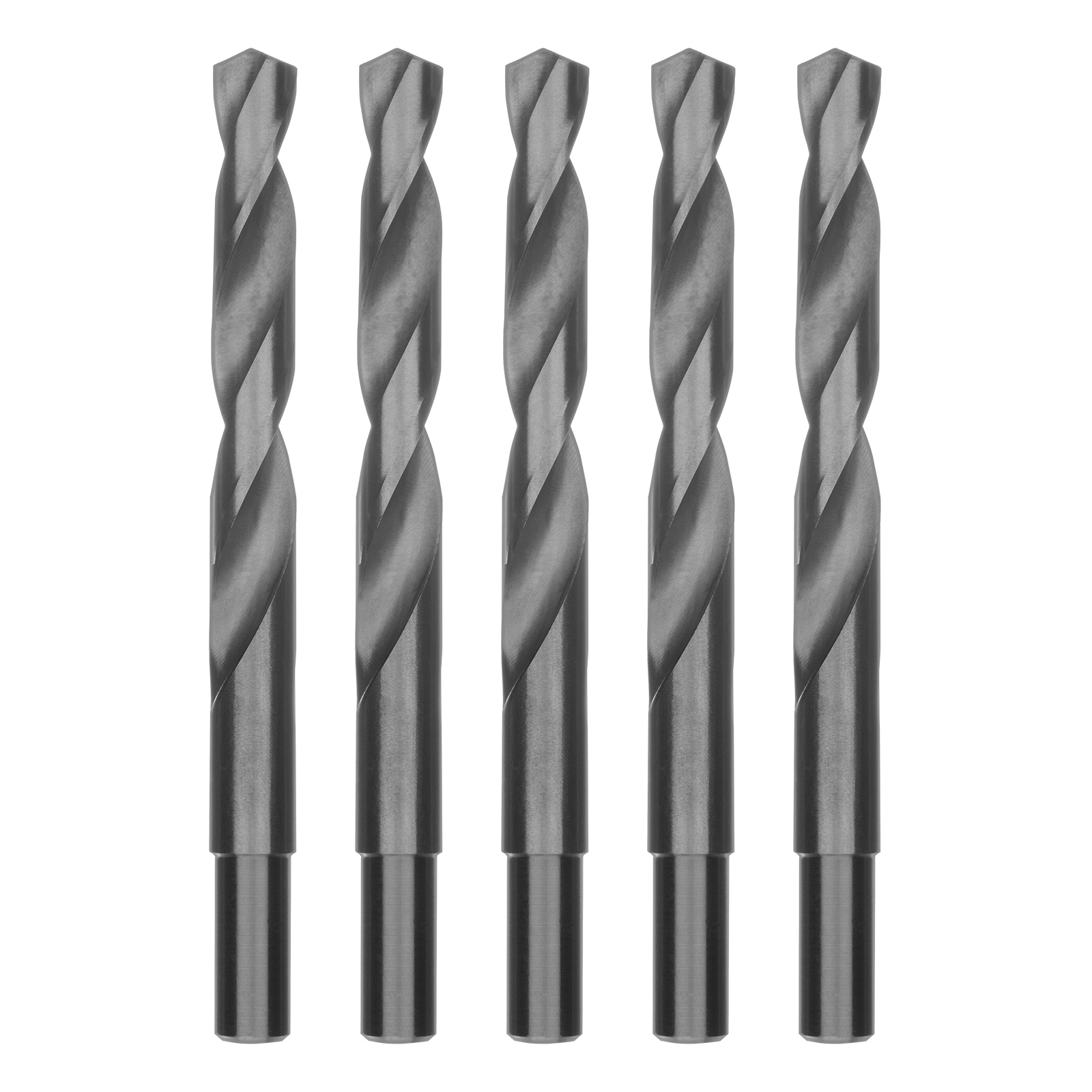 Сверло по металлу, 15 мм, полированное, HSS, 5 шт. цилиндрический хвостовик