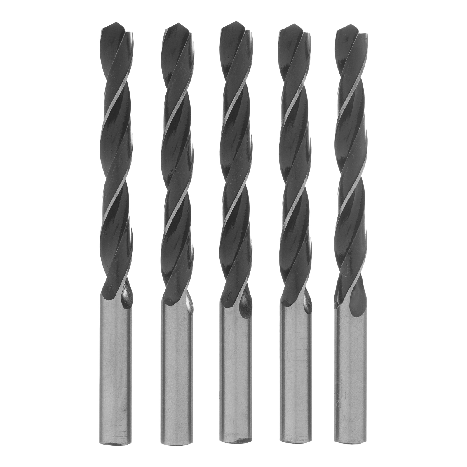 Сверло по металлу, 12 мм, быстрорежущая сталь, 5 шт. цилиндрический хвостовик