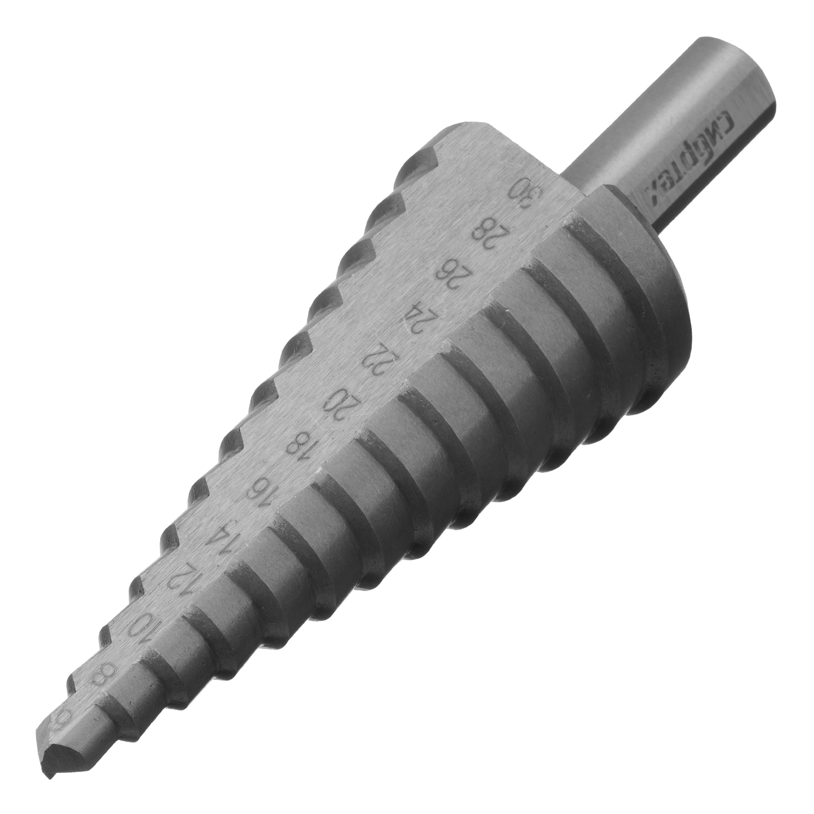 Сверло ступенчатое по металлу, 6-8-10-12-14-16-18-20-22-24-26-28-30мм