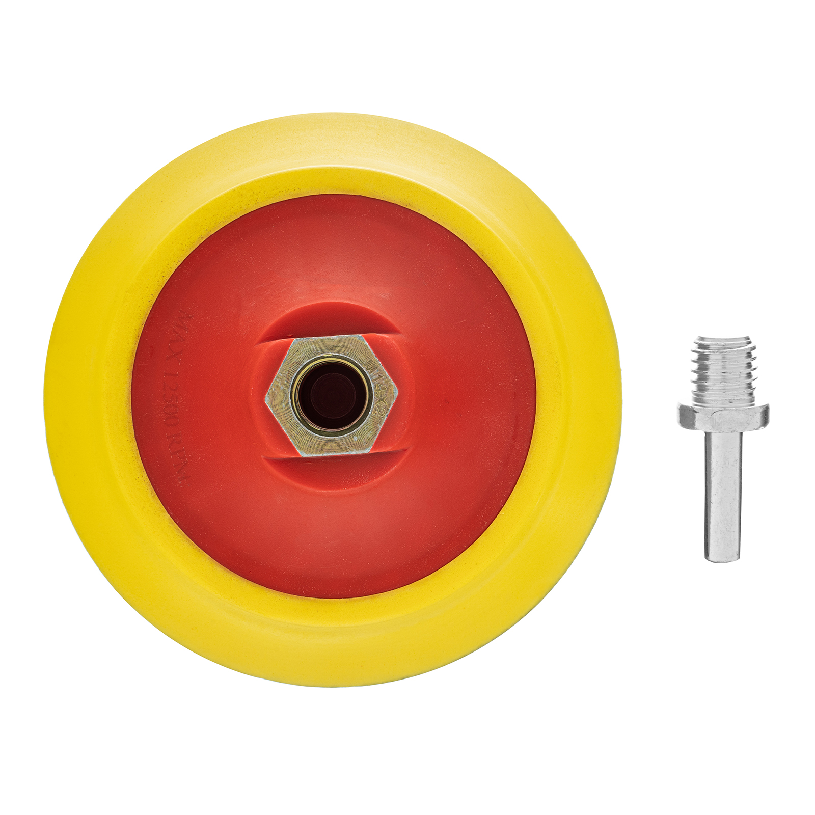 Насадка для дрели и УШМ с липучкой, 115 мм, мягкая