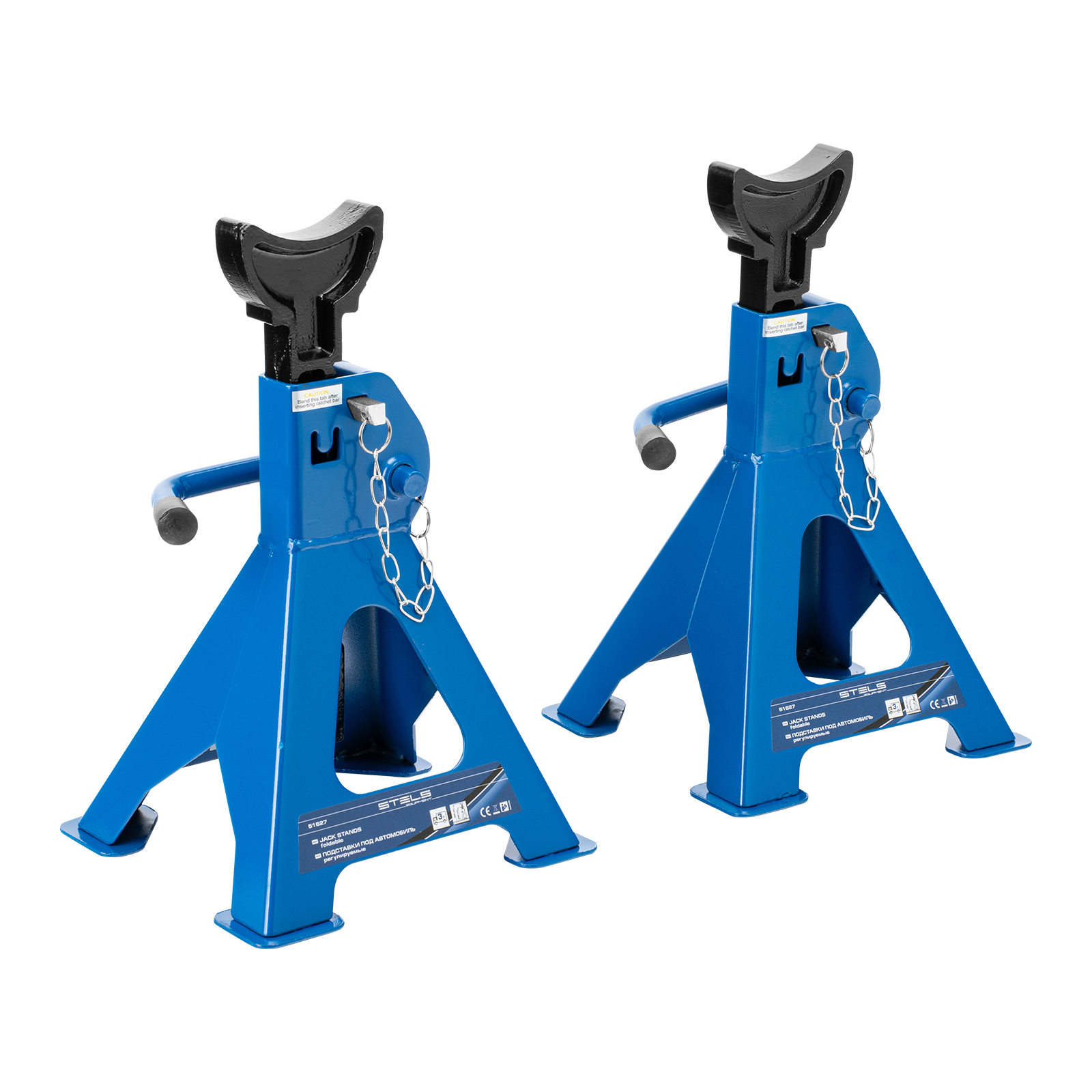 Подставки под автомобиль регулируемые, 3 т, h подъема 295-425мм, 2 шт.