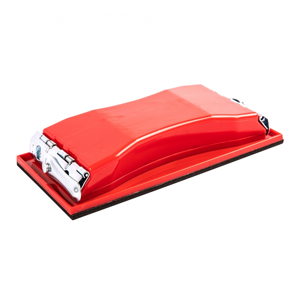 Брусок для шлифования, 210x105 мм, пластиковый с зажимами