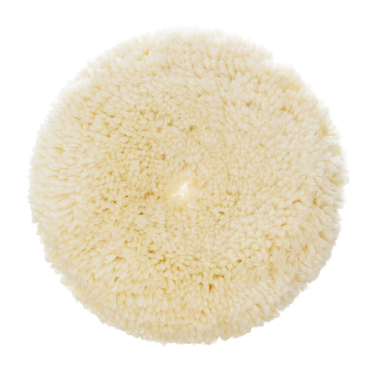 Насадка полировальная под липучку, 180 мм, плетеная шерстяная нить