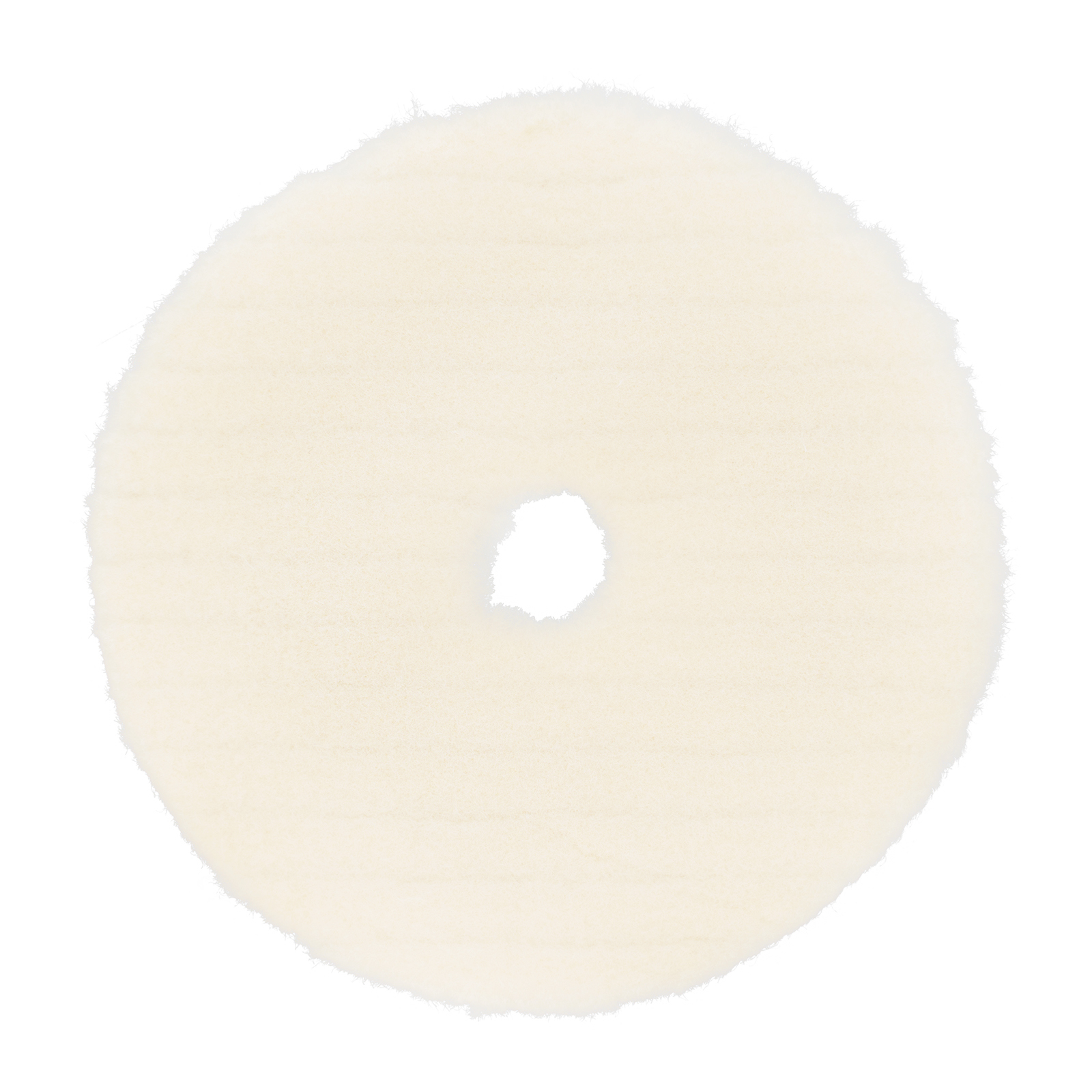 Насадка полировальная под липучку, 125 мм, короткая плетеная шерстяная нить