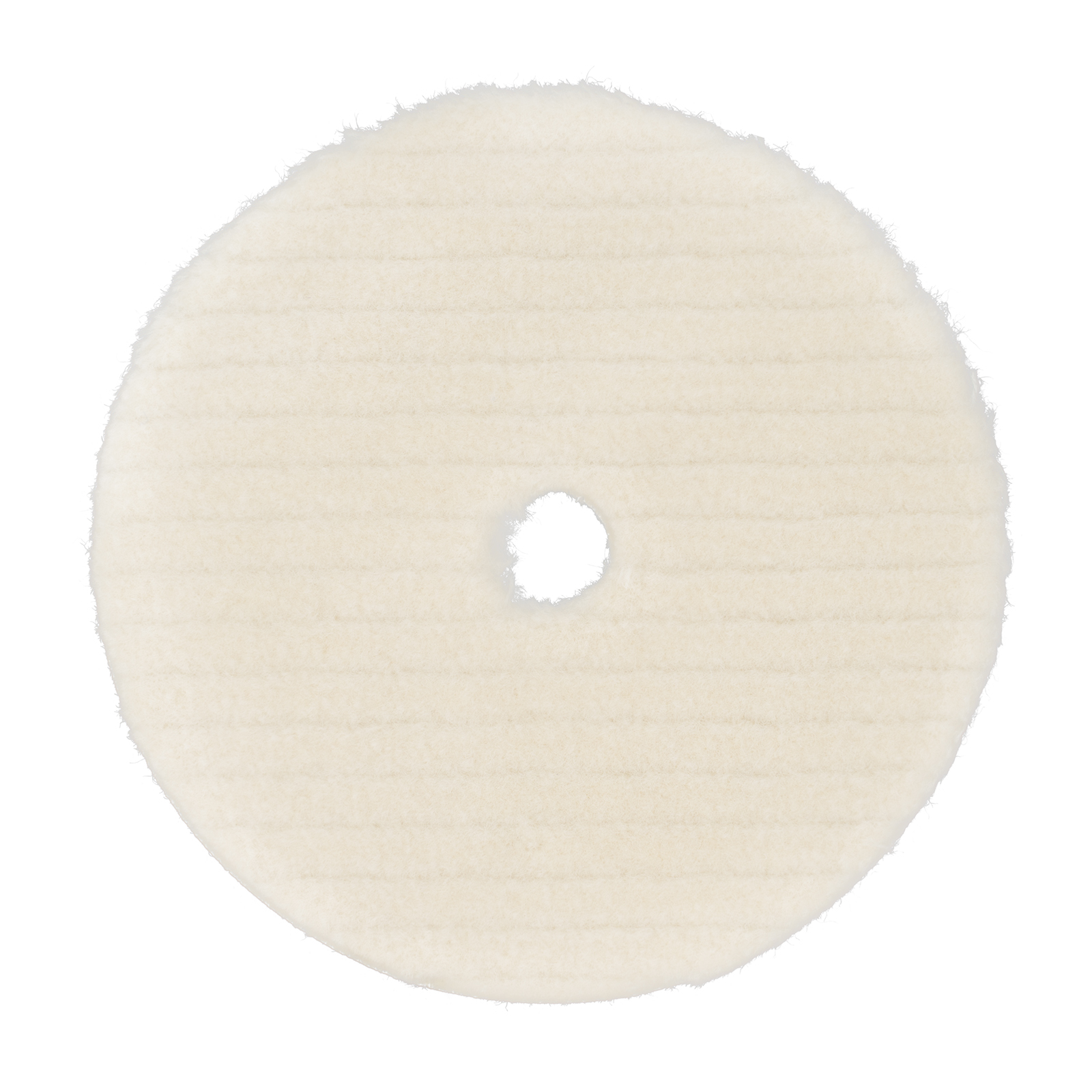 Насадка полировальная под липучку, 150 мм, короткая плетеная шерстяная нить