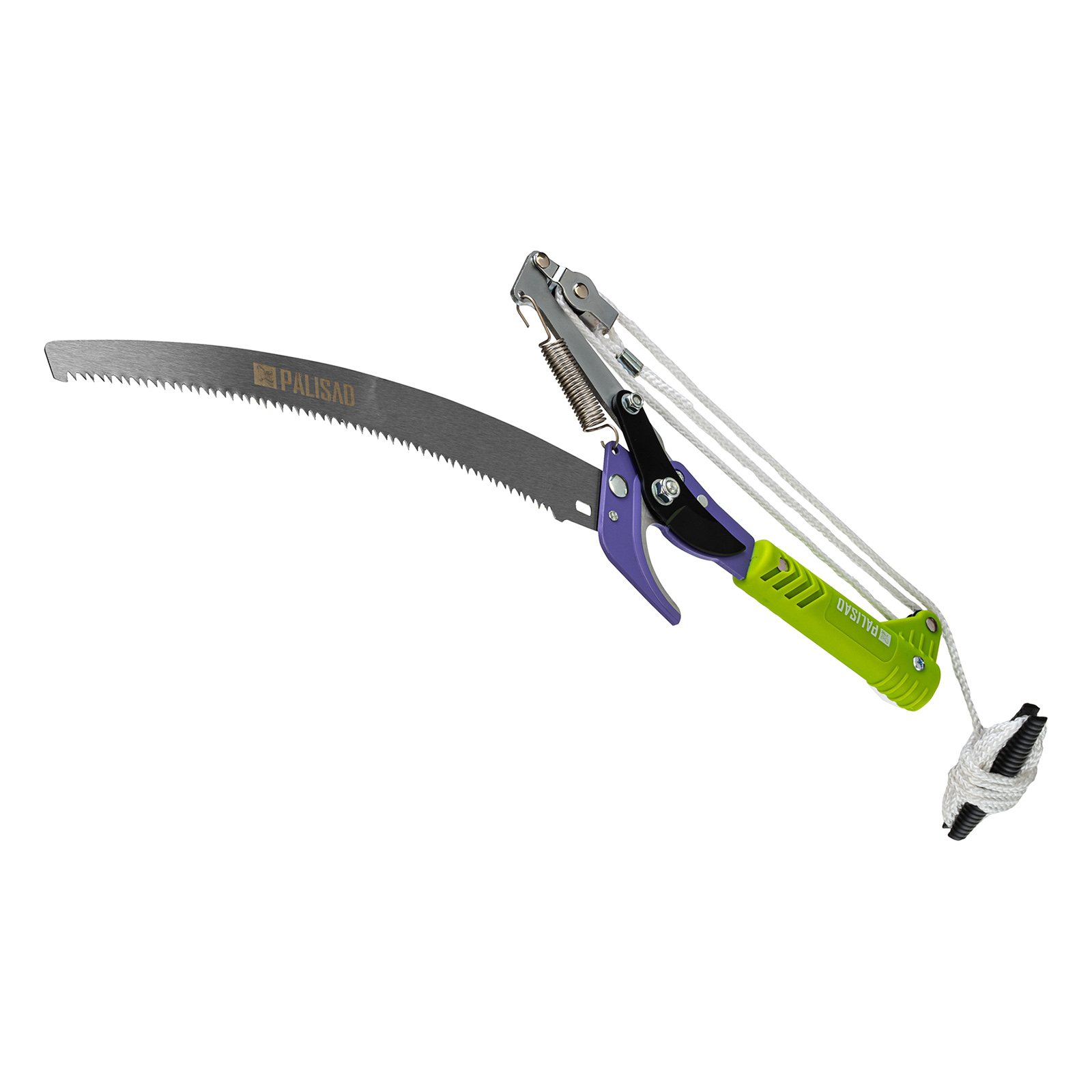 Сучкорез штанговый с пилой, прямой рез, пластиковая тулейка 25 мм