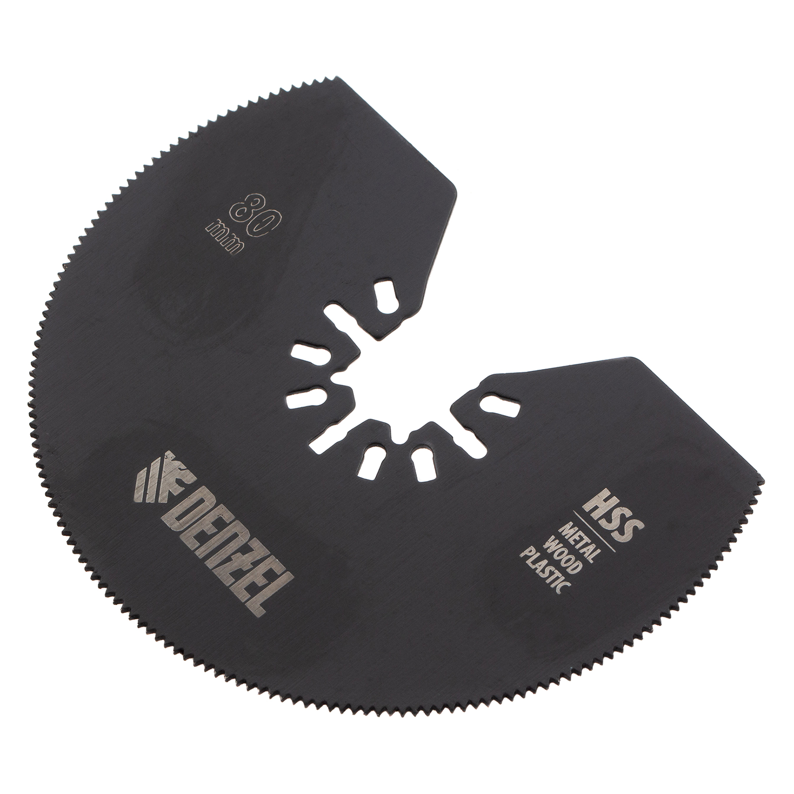 Насадка для МФИ отрезная полукруг., HSS, по металлу и дереву, 80 х 1,2 мм, мелкий зуб