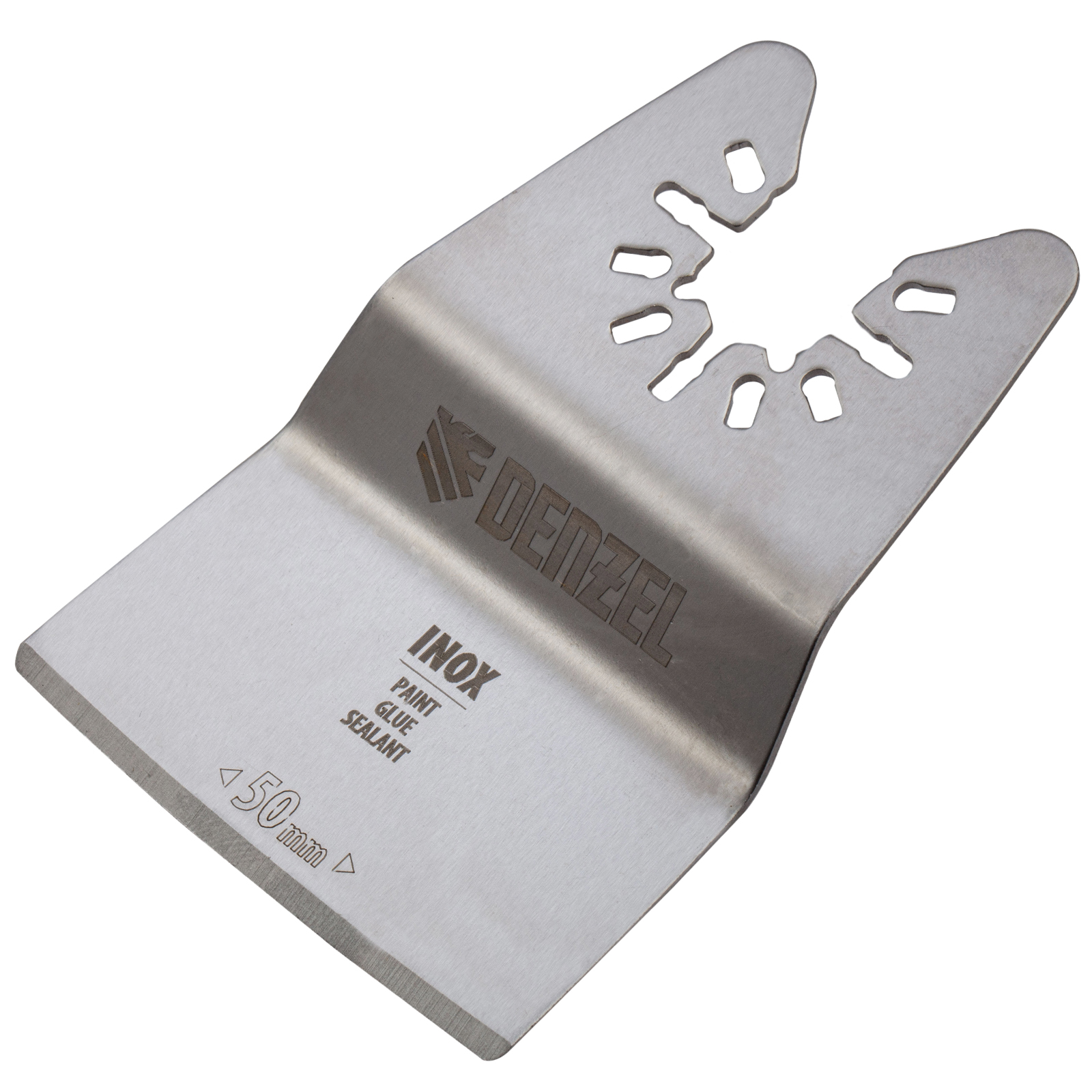 Насадка-шабер для МФИ, Inox, для снятия краски, ширина 50 мм, ступенчатая