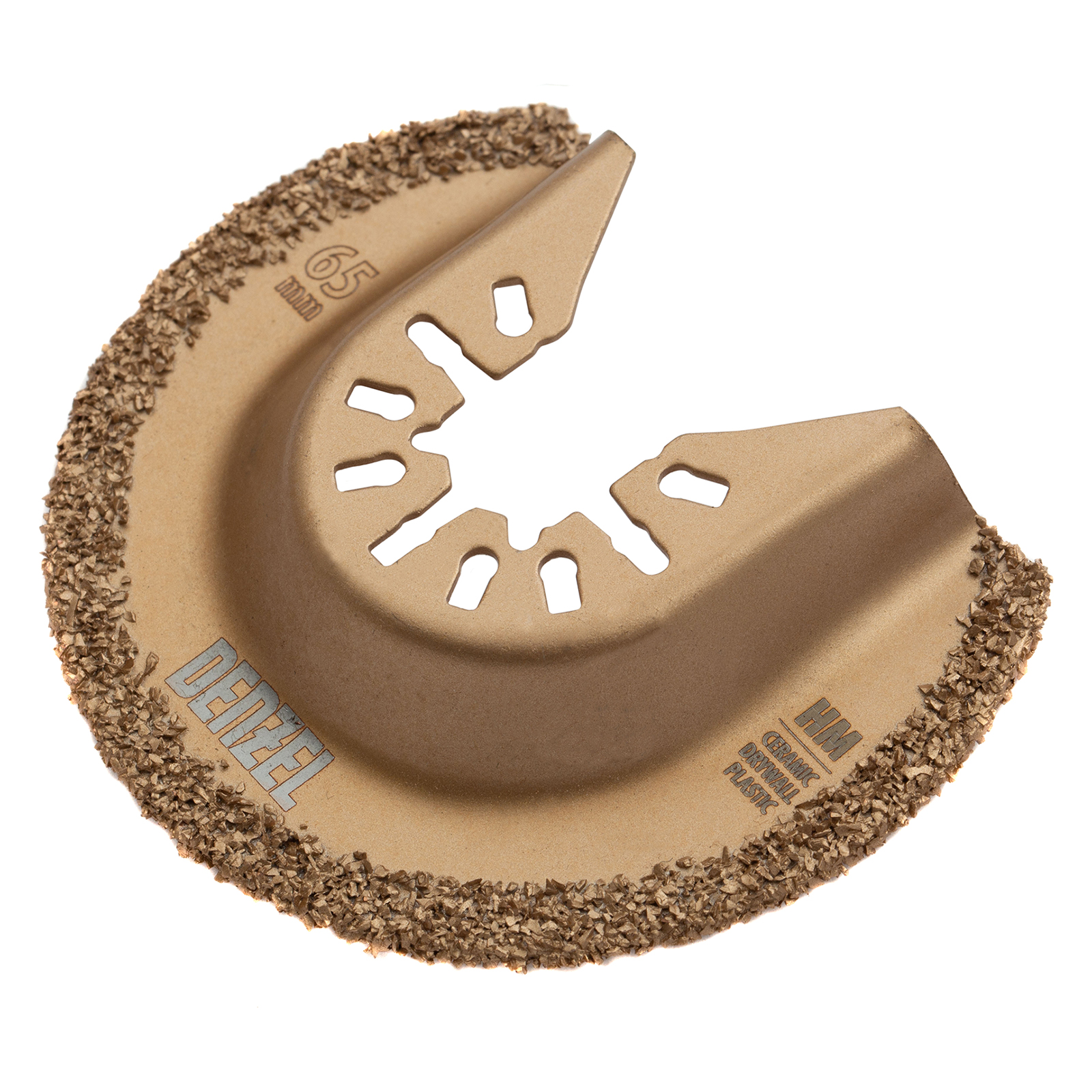 Насадка для МФИ режущая полукруг., HM, по плитке и дереву, 65 мм